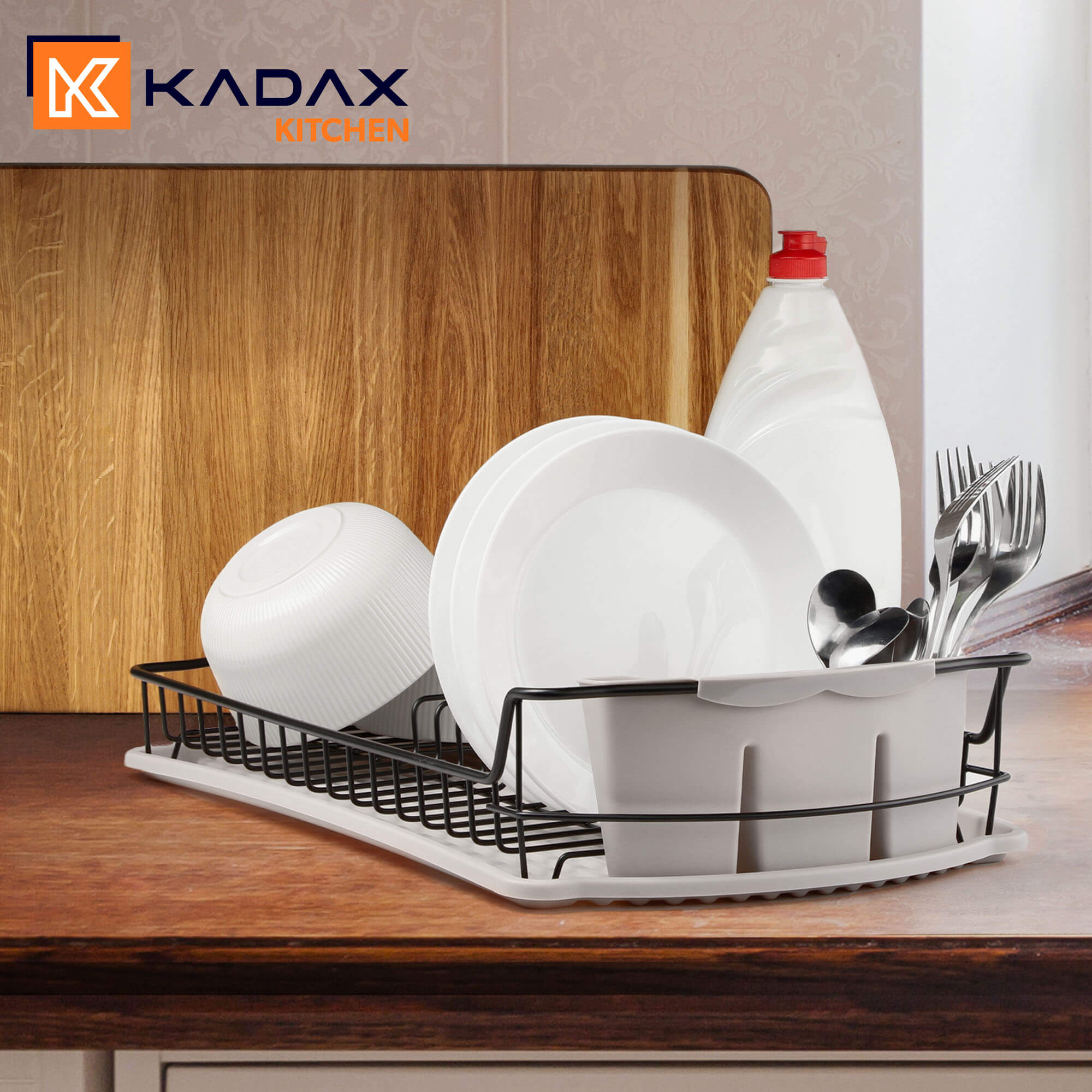 Suszarka do naczyń Tolva, szary jasny