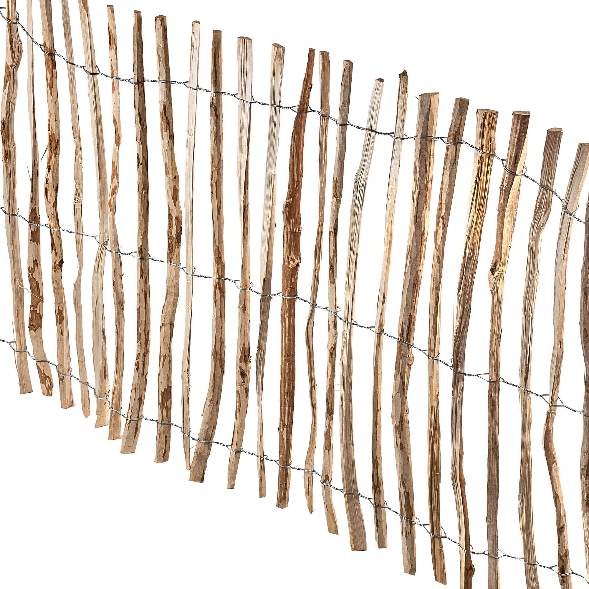 Płot ogrodowy leszczynowy Karo 500 x 120 cm (4-6 cm)