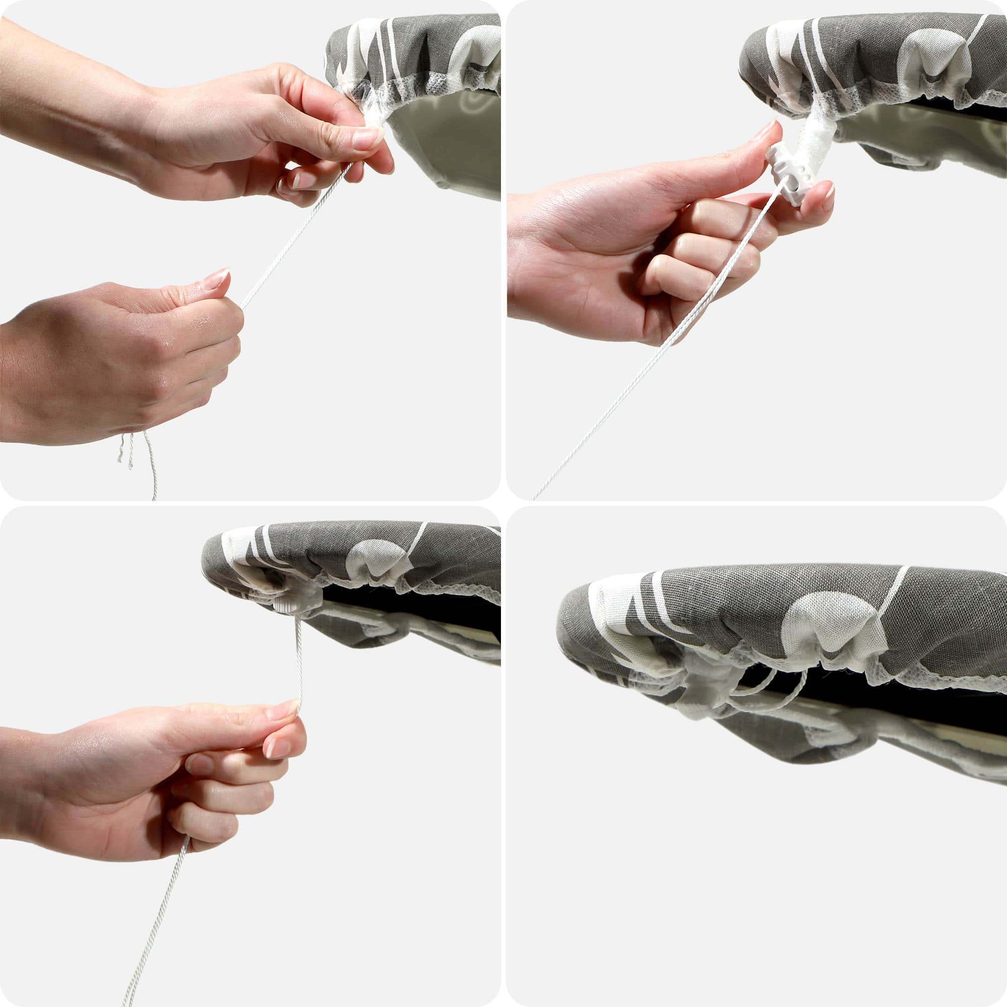 Pokrowiec na deskę do prasowania naciągany Saclay 148x52cm Wieża Eiffla