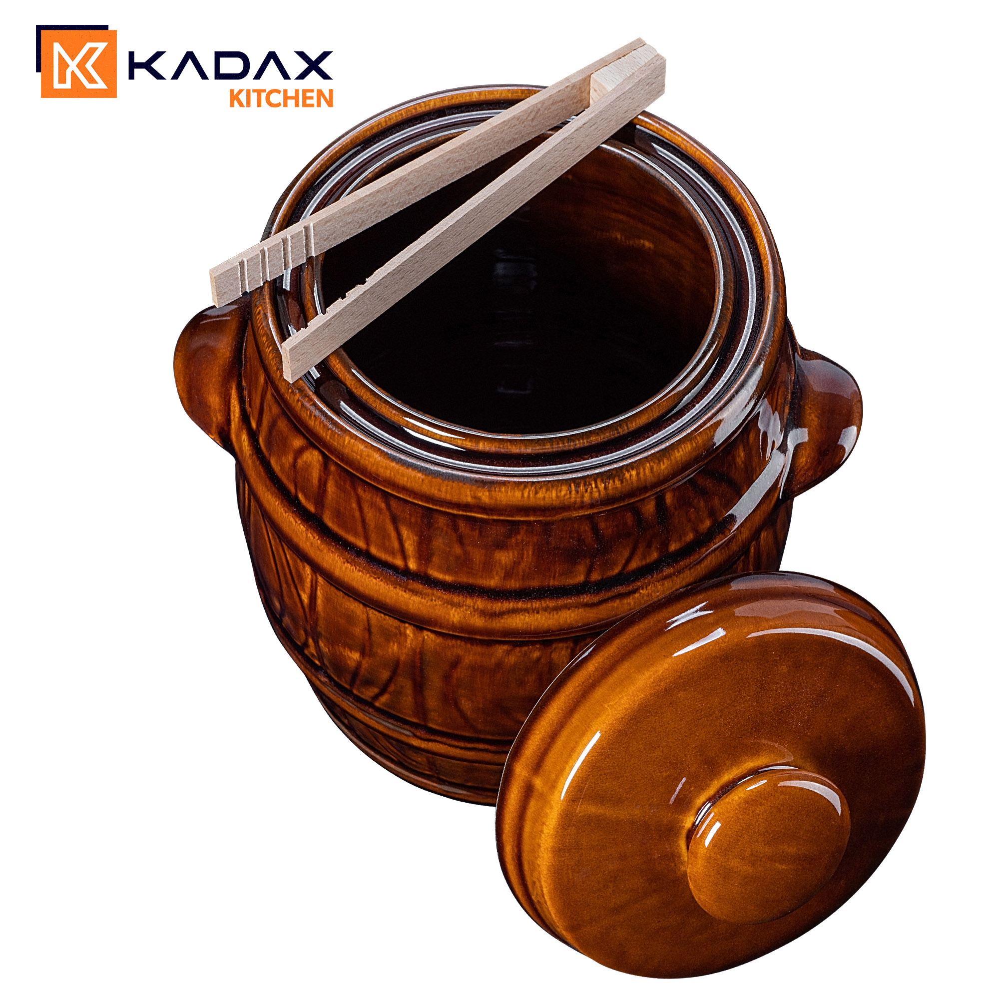 Beczka hermetyczna kamionkowa Helios 5L