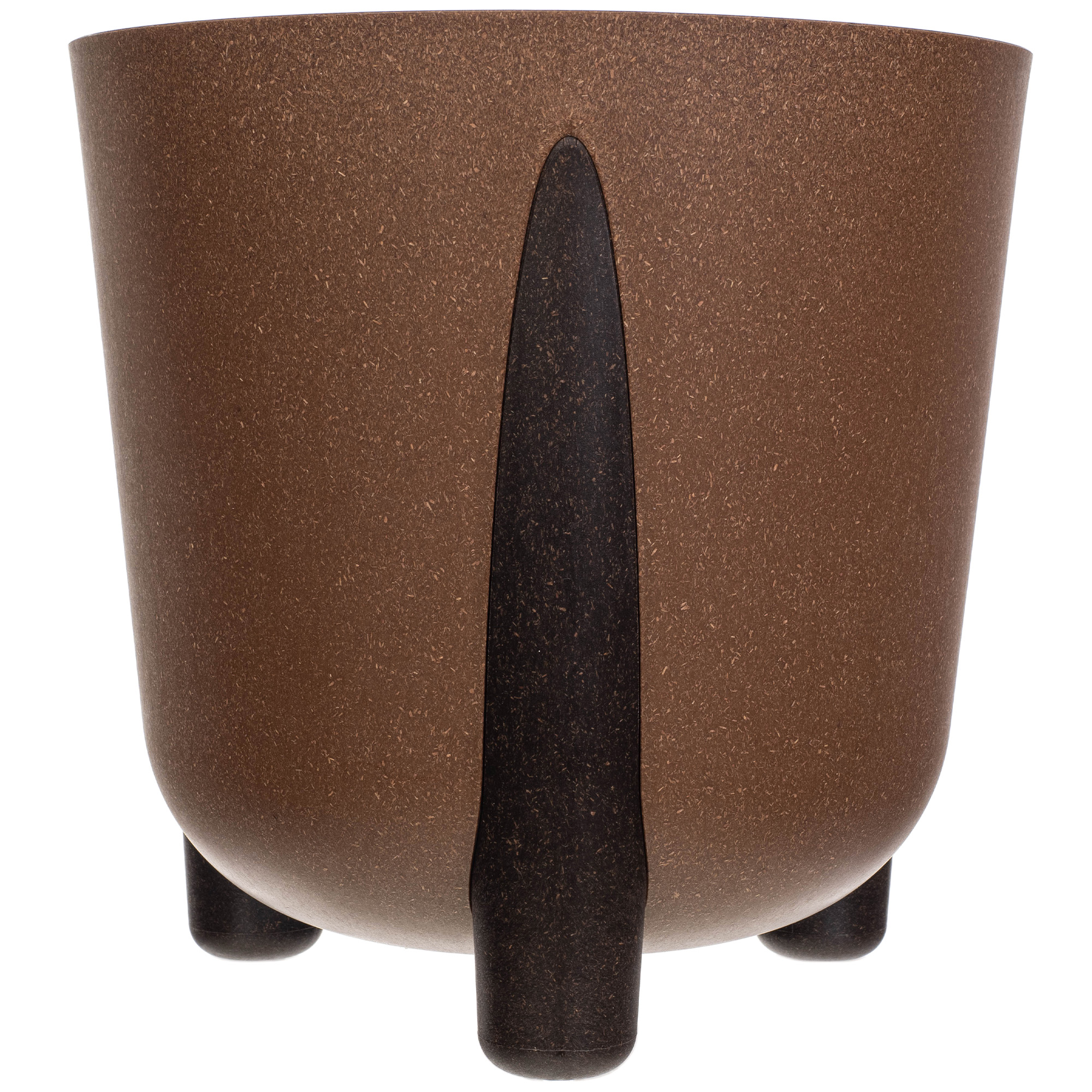 Doniczka osłonka Nauze 18cm brązowa