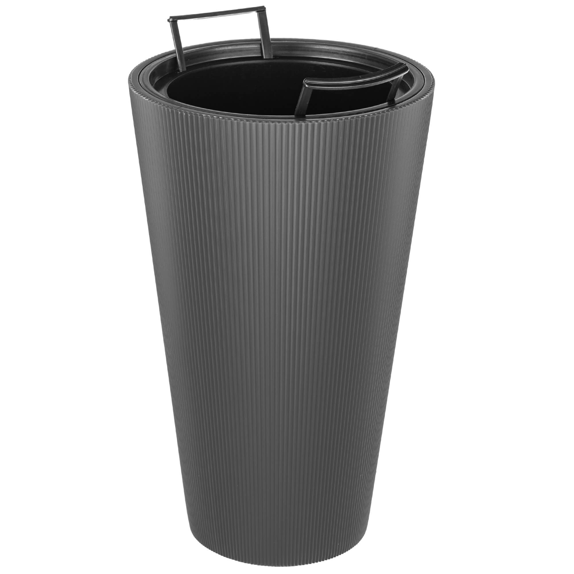 Doniczka Linea Slim 30 cm, antracyt, 1 szt.