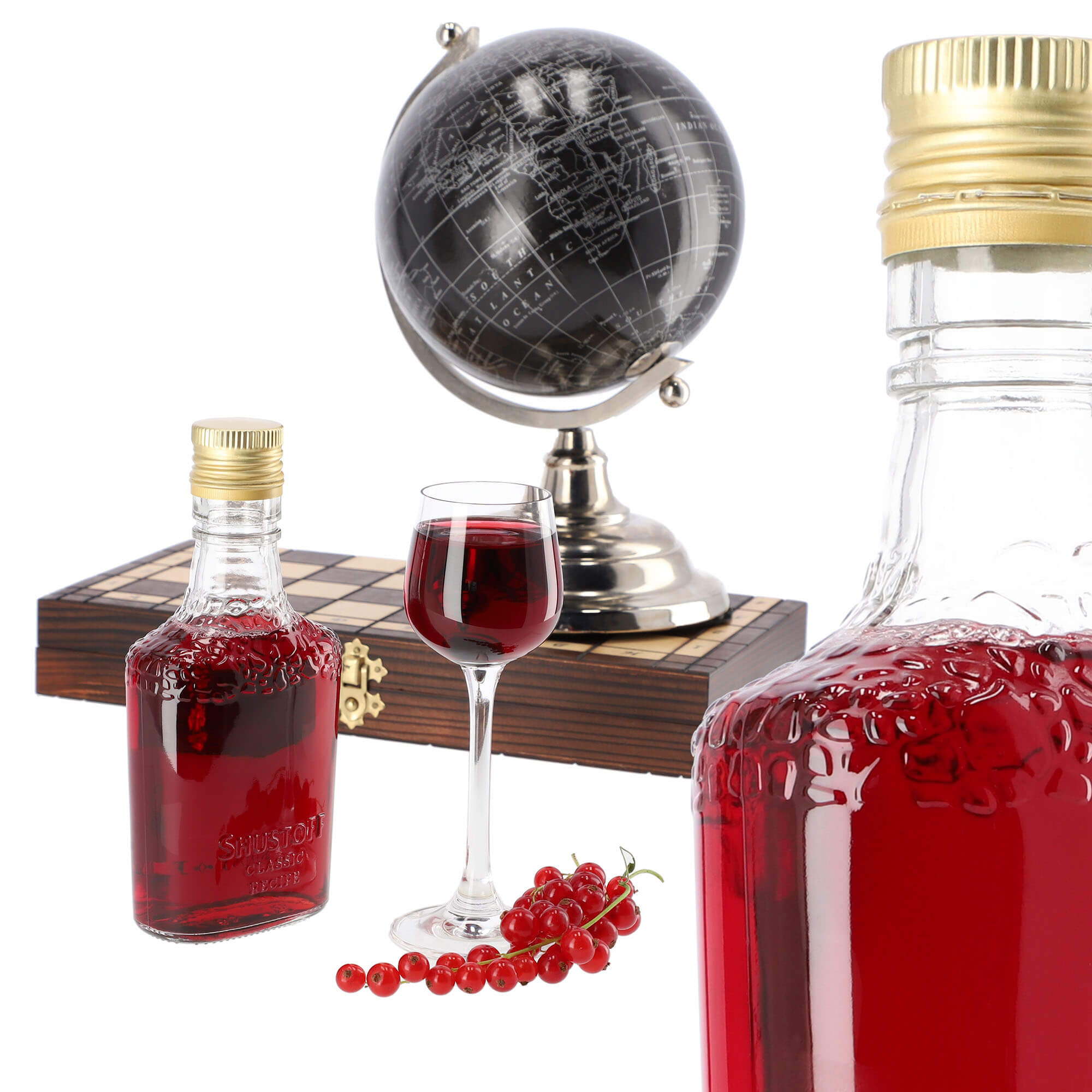 Szklana butelka z zakrętka Rumo 250 ml