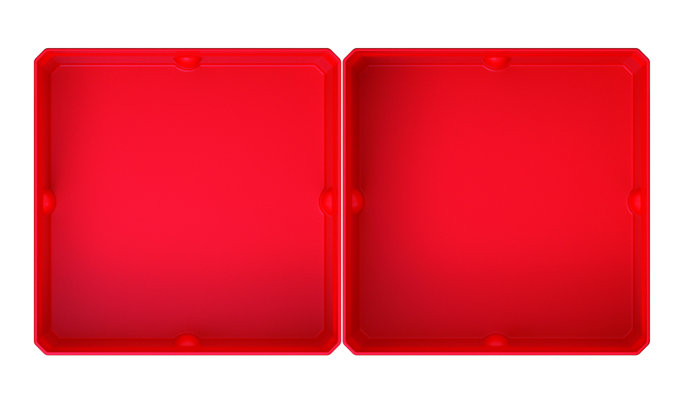 KISTENBERG Zestaw Kubeczków Tager wysokie 1111 - KTBL1111 - czerwony