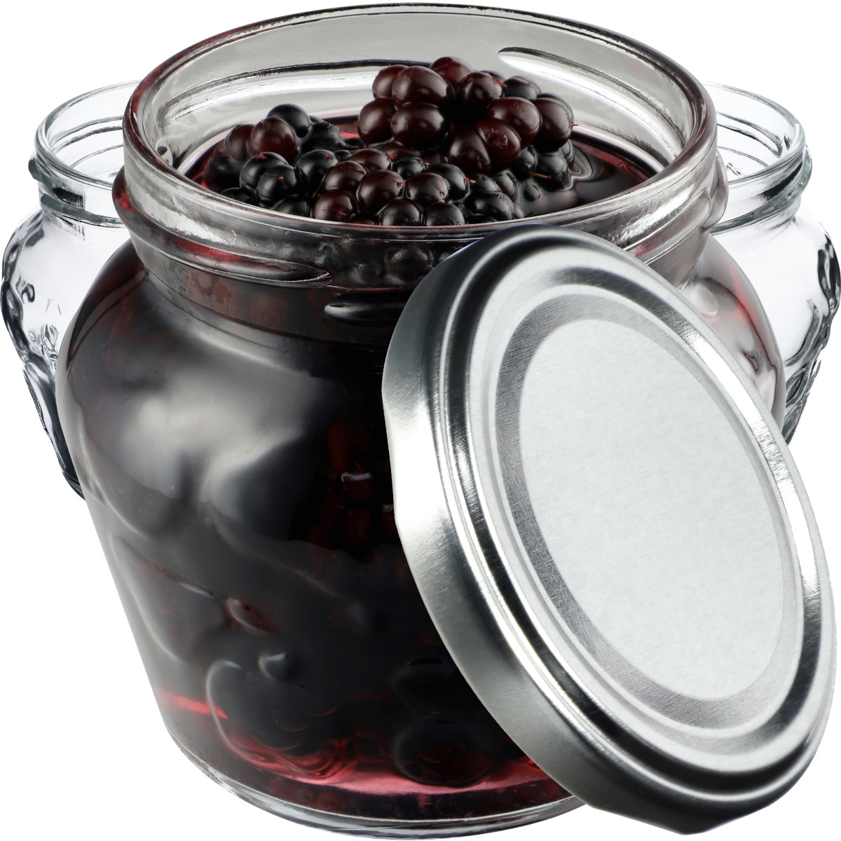 Słoiki Kemi 200ml 50szt 66mm + wieczka srebrne