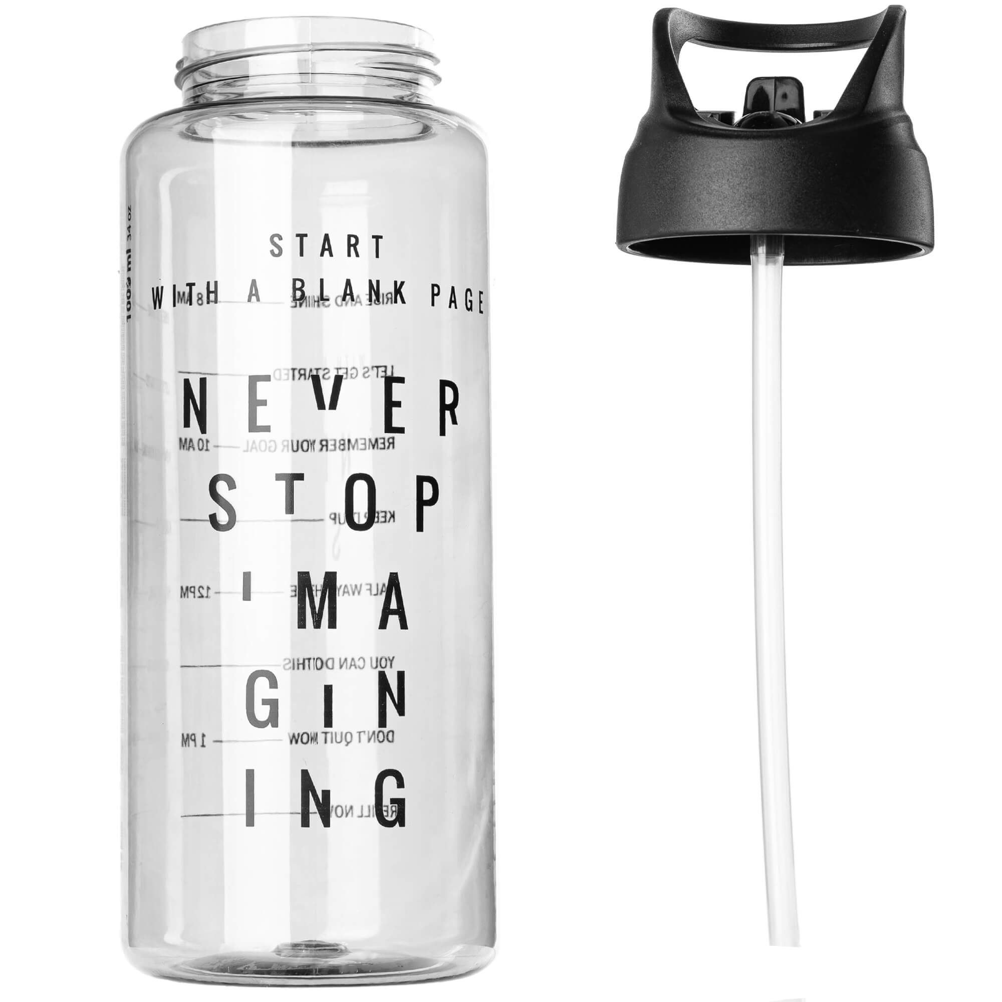 Butelka tritanowa na wodę Soave 1L czarna