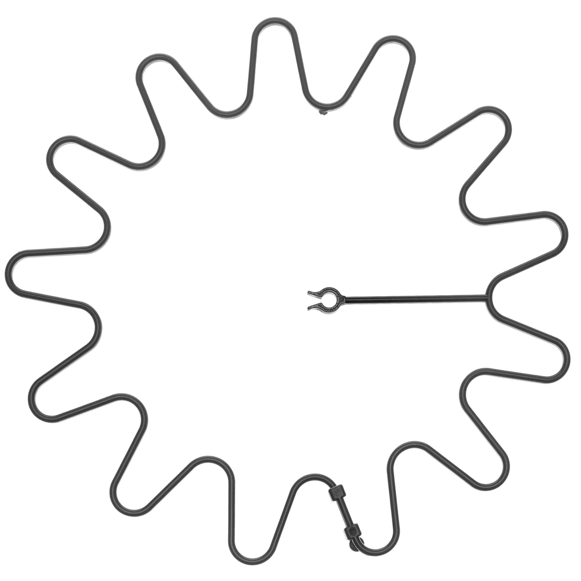 Obejma do roślin Montlaur 21 cm czarna 20 szt.