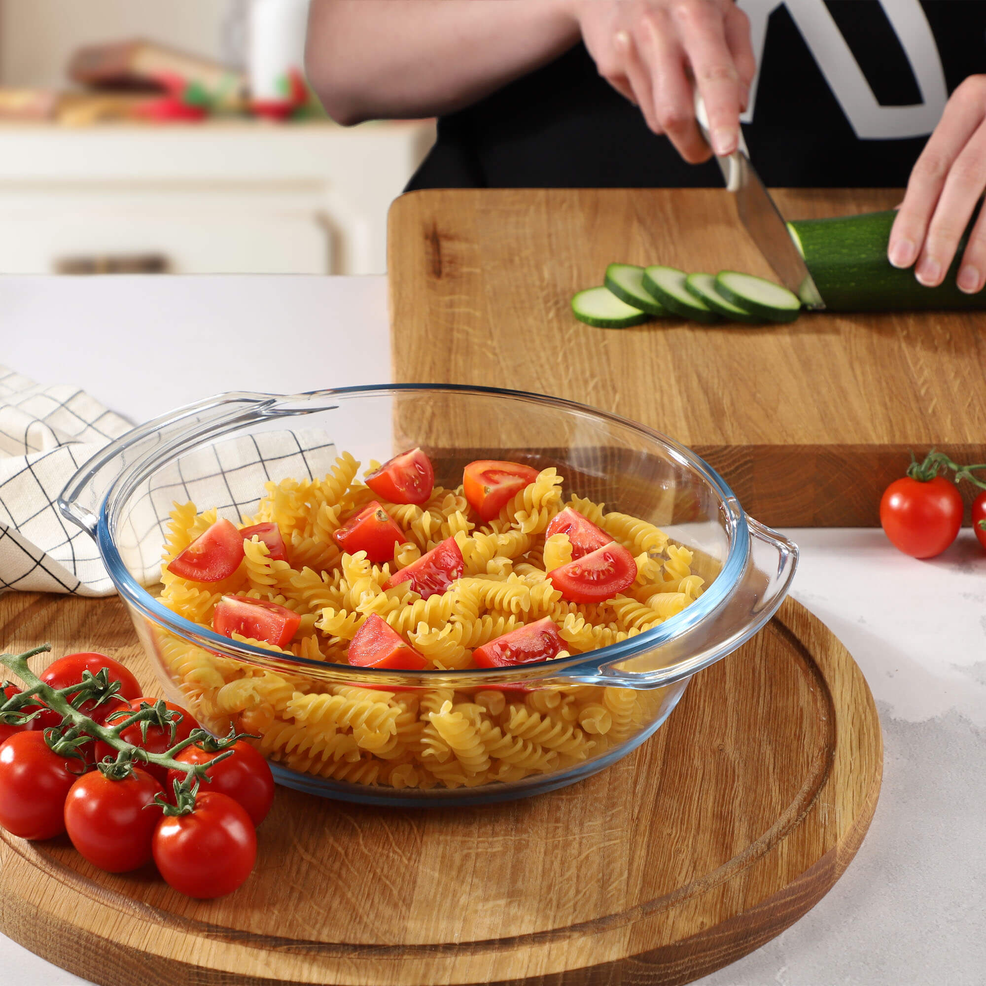 Naczynie żaroodporne 2.4L, okrągłe