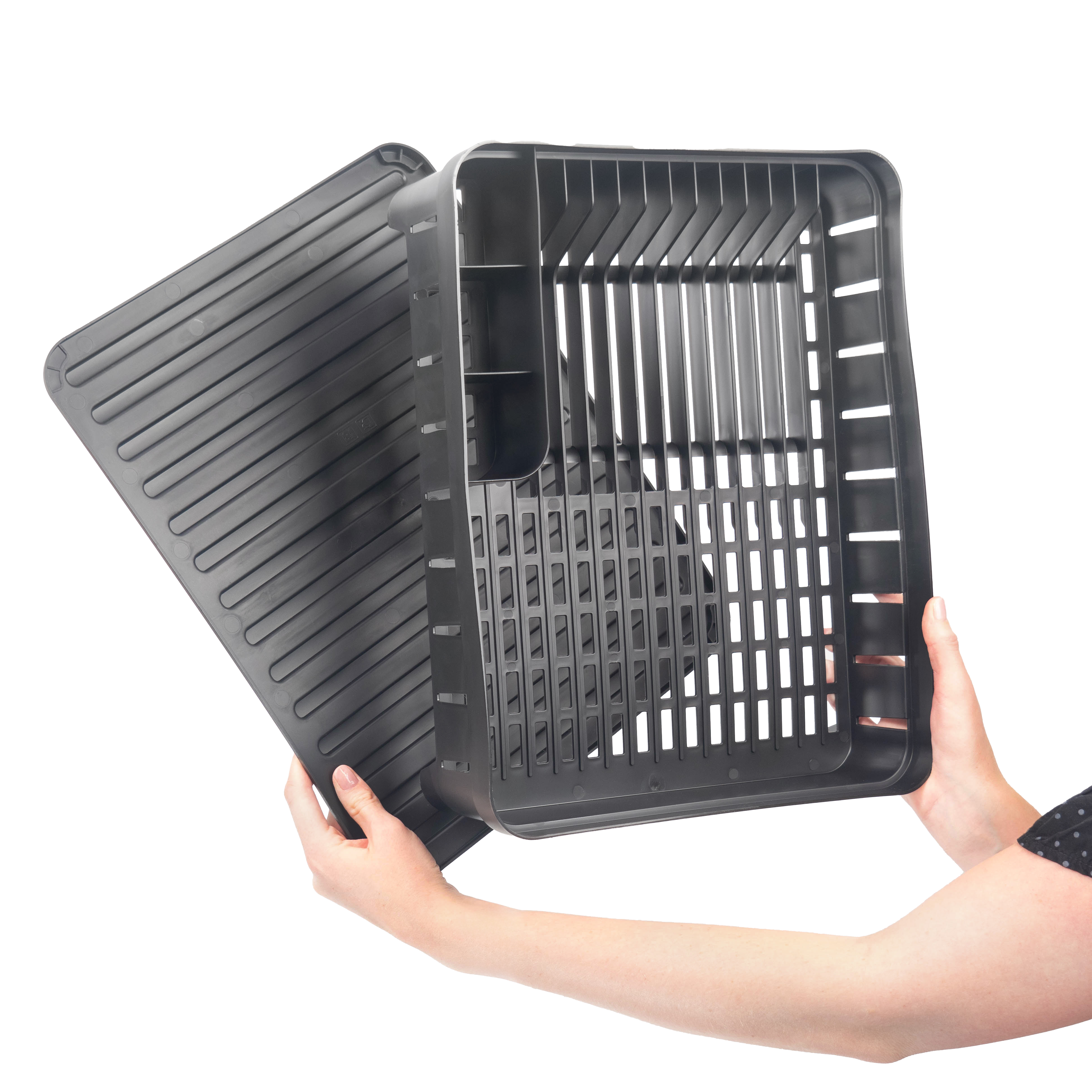 Suszarka do naczyń + mata Teppa czarny