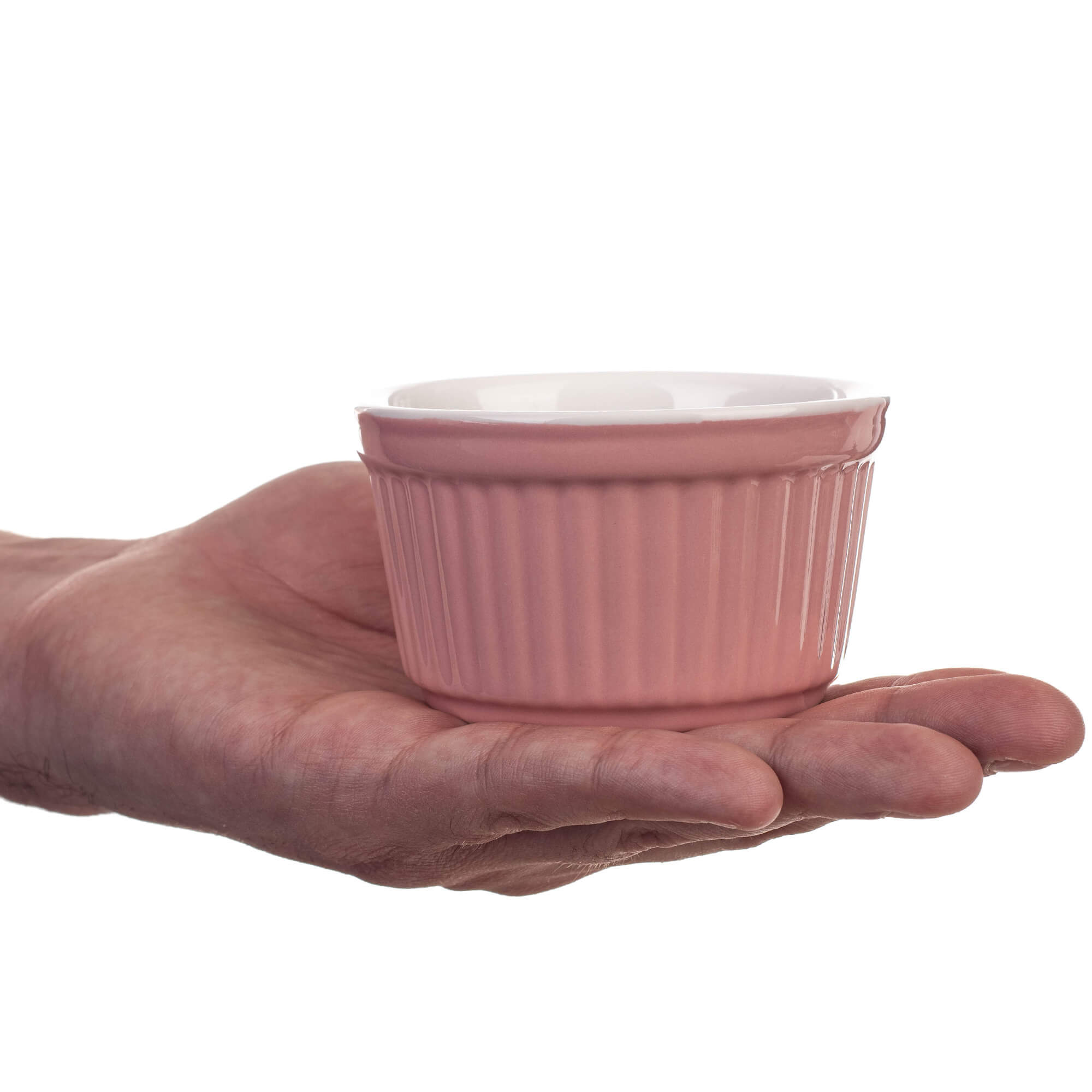 Naczynie ceramiczne do zapiekania Maes 9 x 5 cm różowe 3 szt.