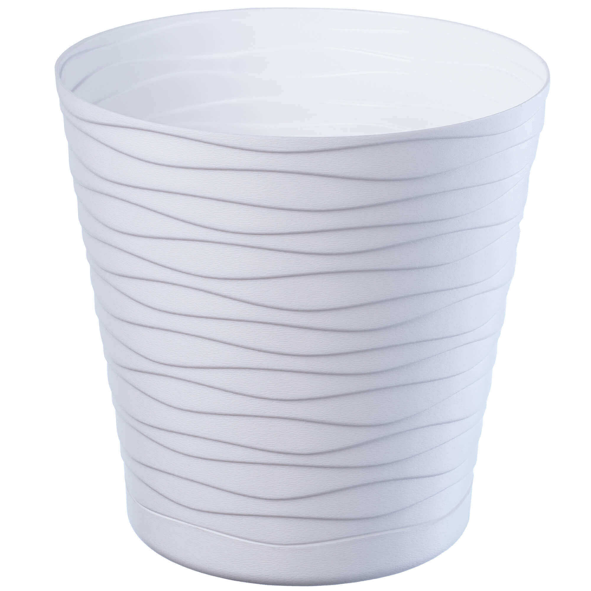 Doniczka z podstawką Greve 13 cm, biała