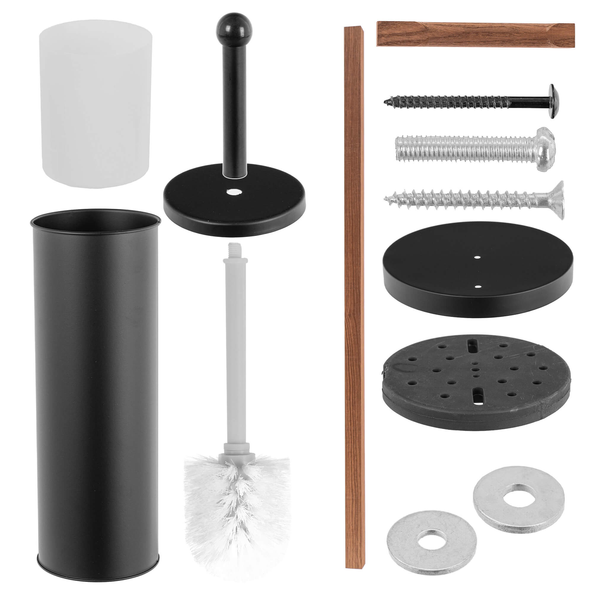 Stojak na papier toaletowy i szczotkę Houat 72.5 x 21 cm