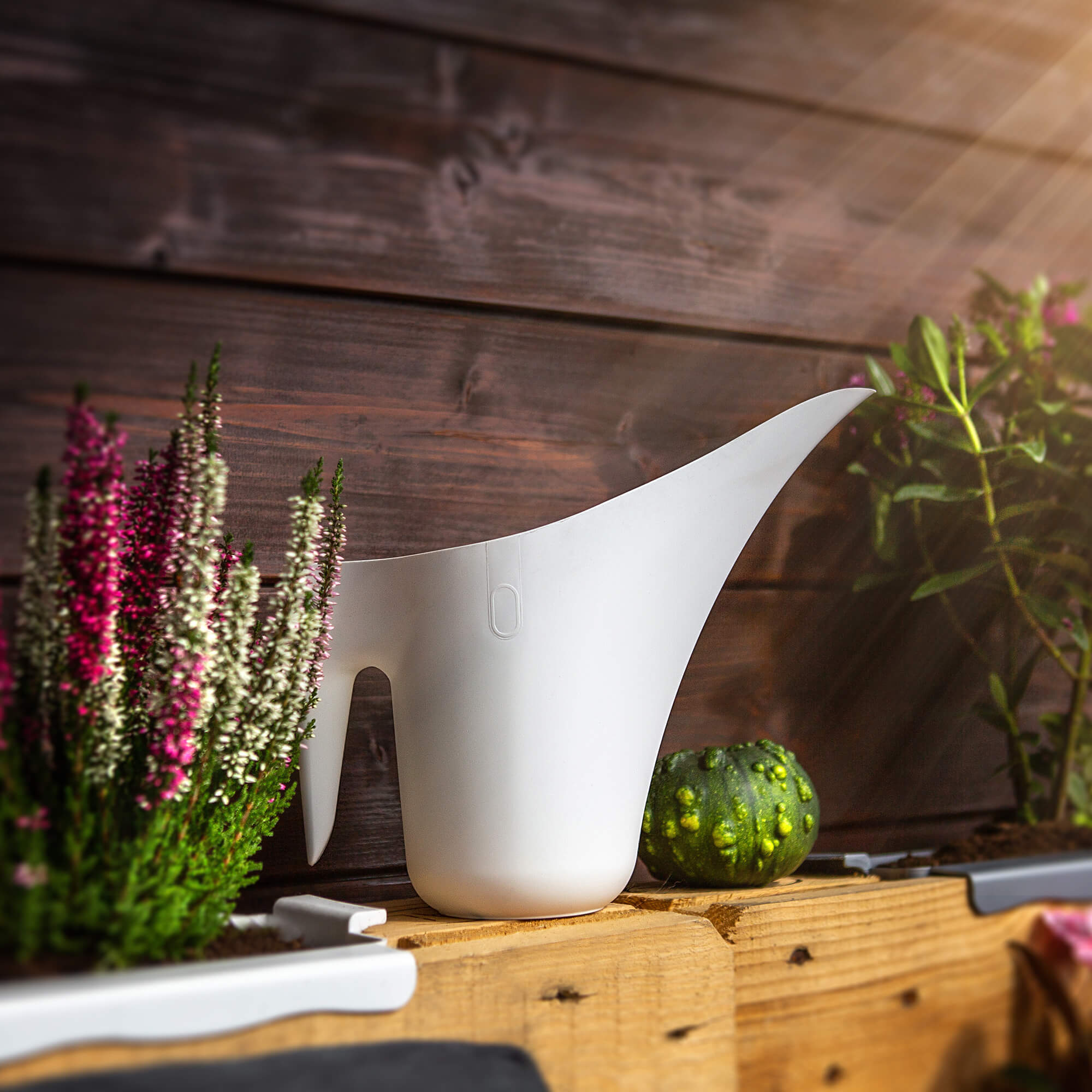 Konewka Klofta do podlewania roślin 1,2L, biała