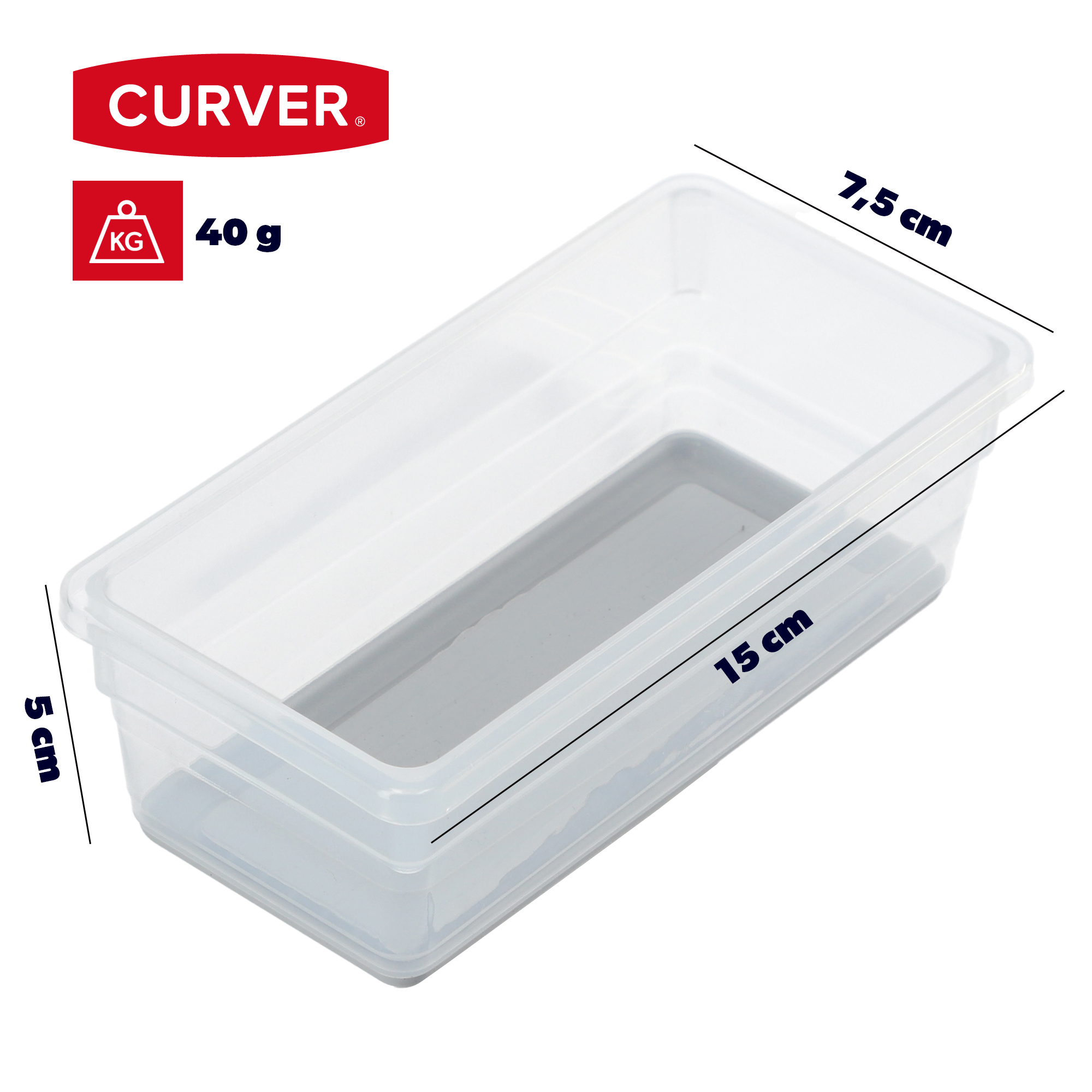 Organizer do szuflady Curver Sistemo 15 x 7.5 cm