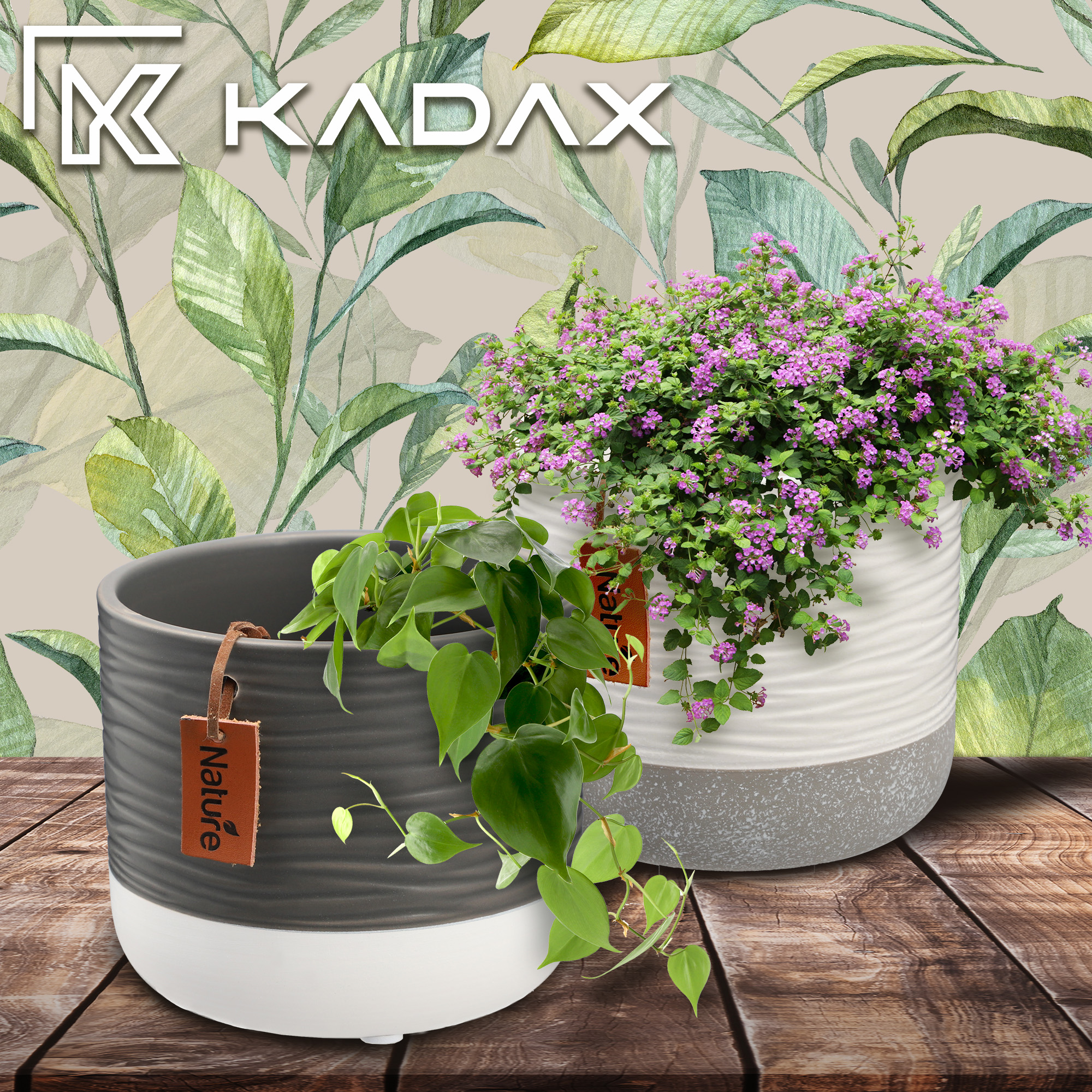 Osłonka ceramiczna Pokka 14 x 15 cm, biała