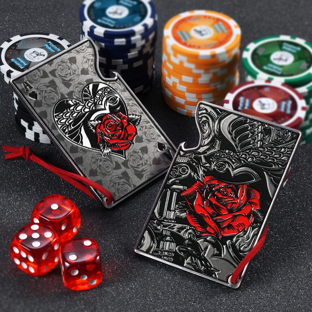 Otwieracz do butelek Banon 8 cm czarno-czerwony kier