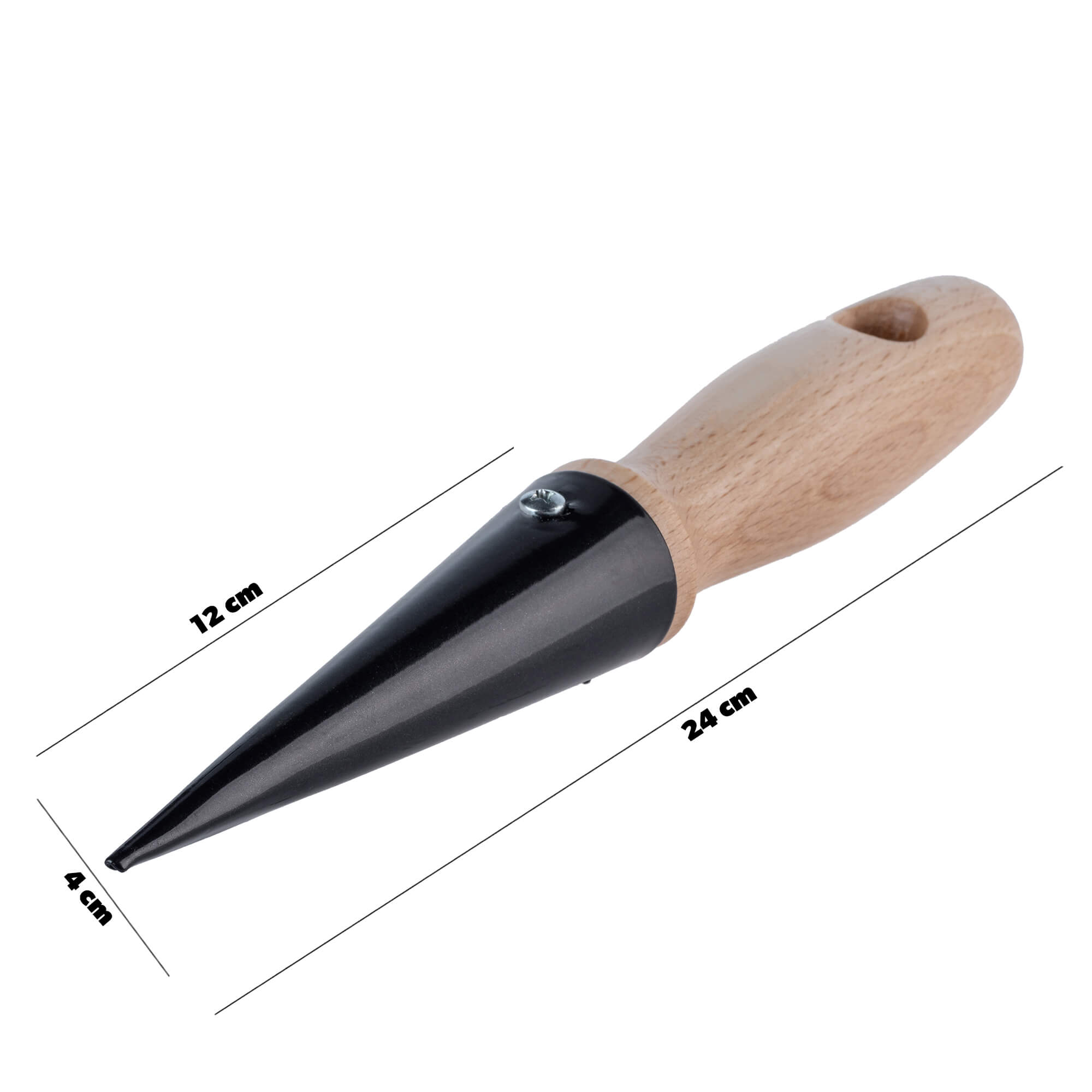 Pikownik z drewnianą rączką Kotlik 24 cm