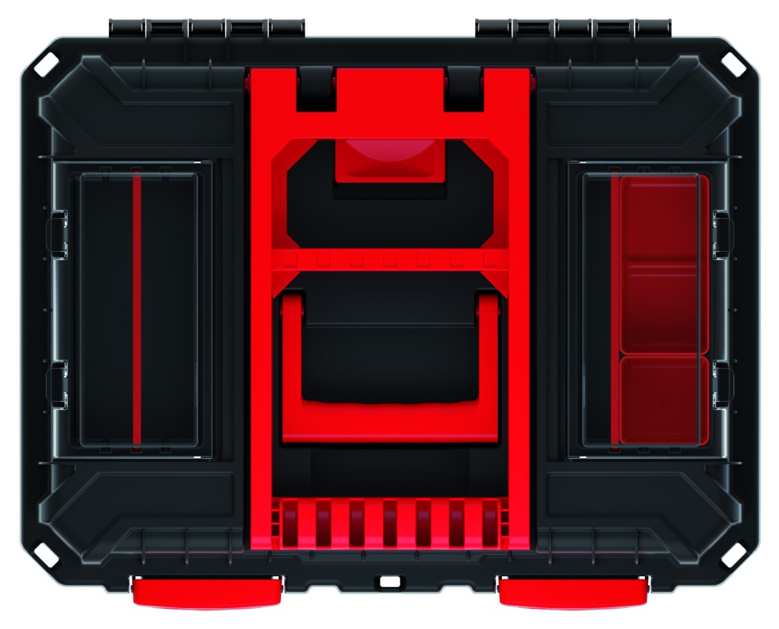 KISTENBERG Skrzynka narzędziowa na kołach Heavy M - KHVWM - czarny