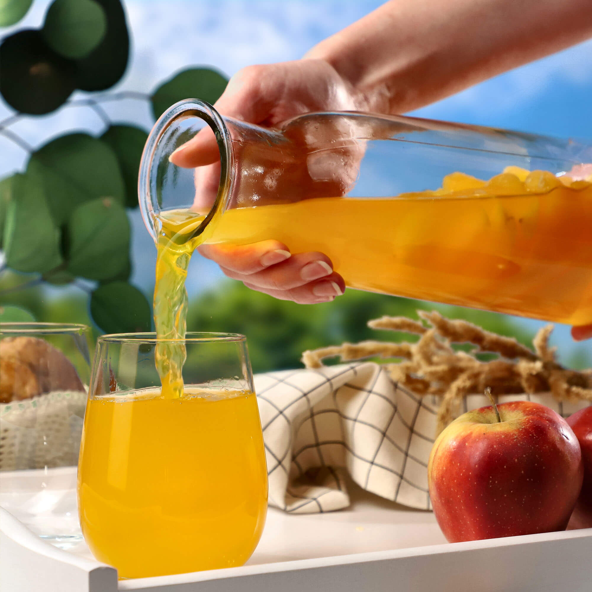 Szklana karafka Atessa 1L