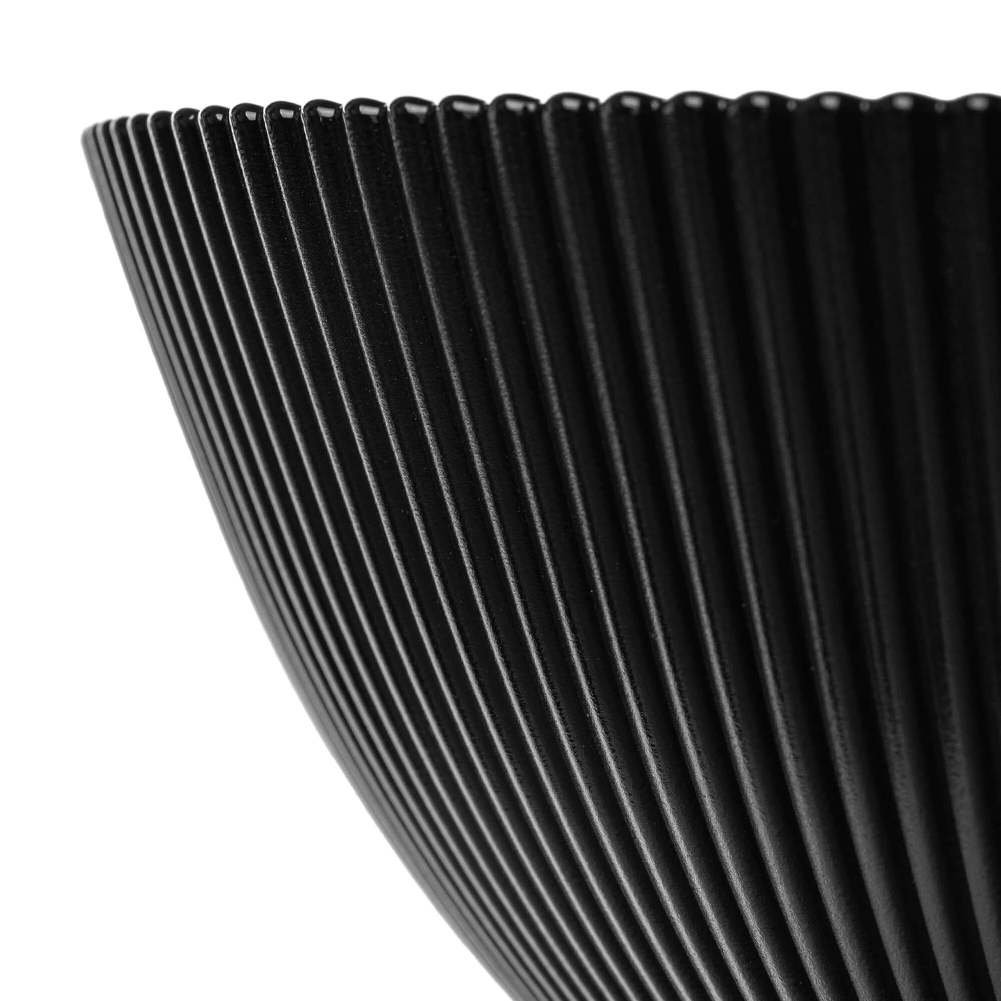 Salaterka szklana Regno 15.2 cm czarna 3 szt.