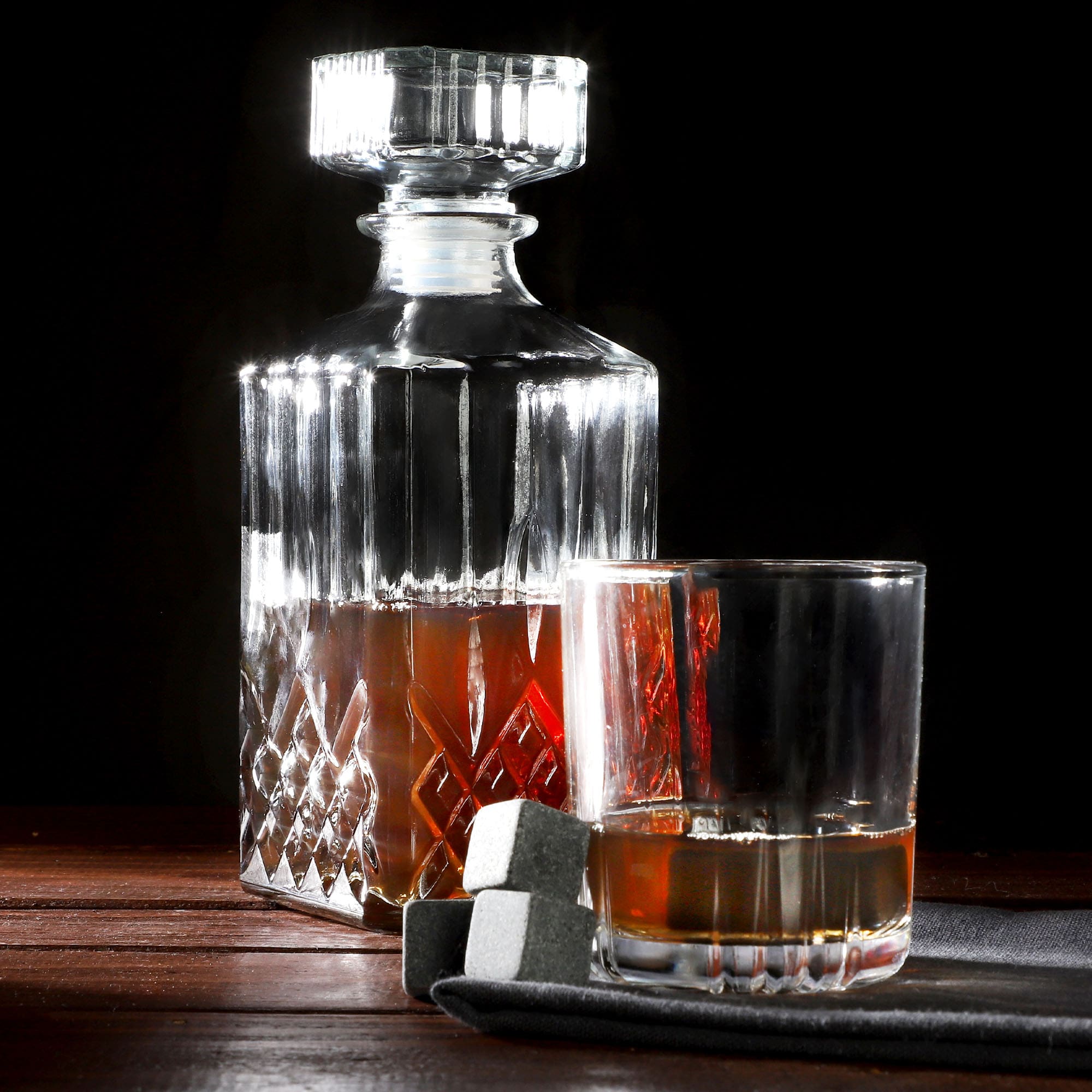 Karafka do whisky Savona, pakiet 6 szt