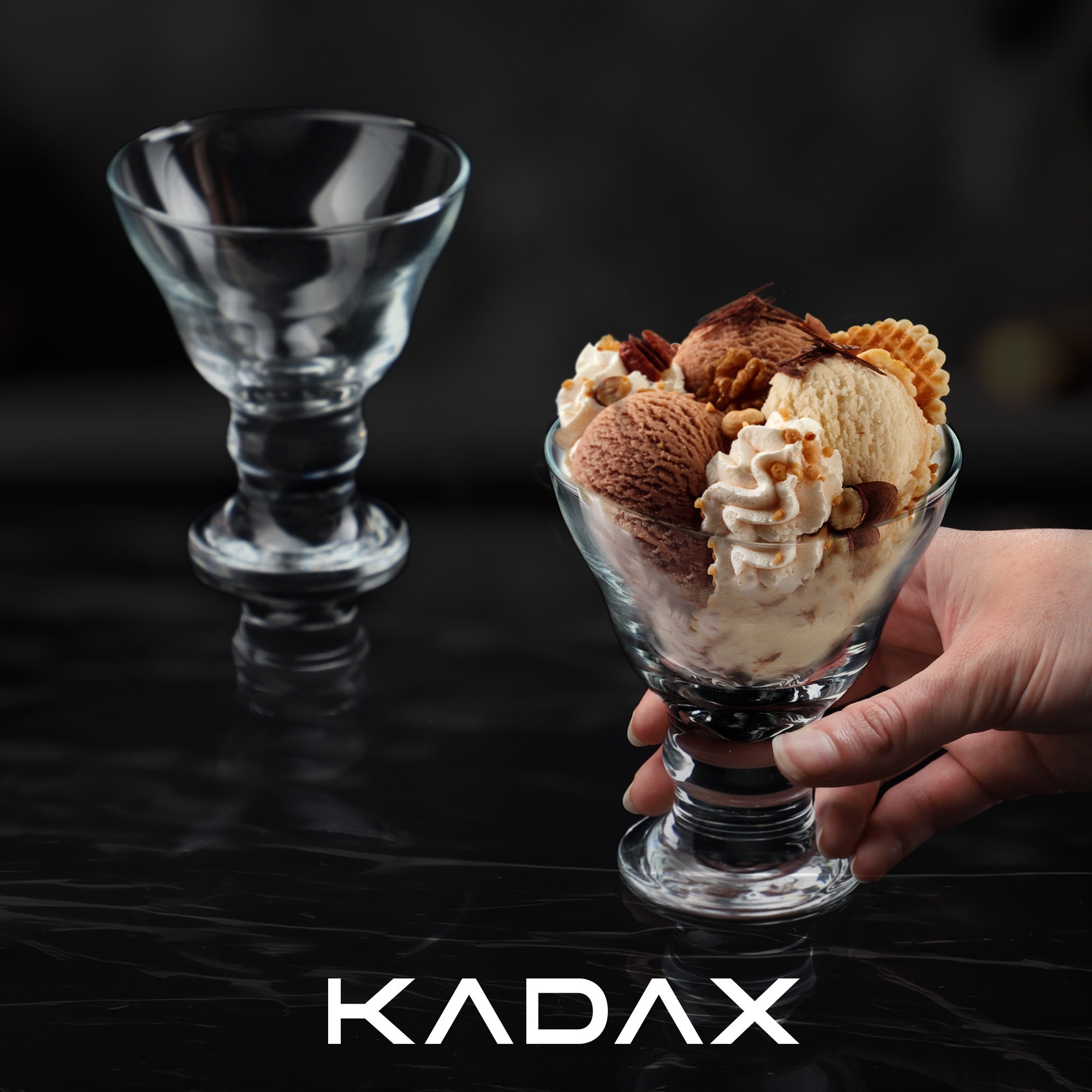 Pucharki do lodów 250 ml Siena, 6 szt.