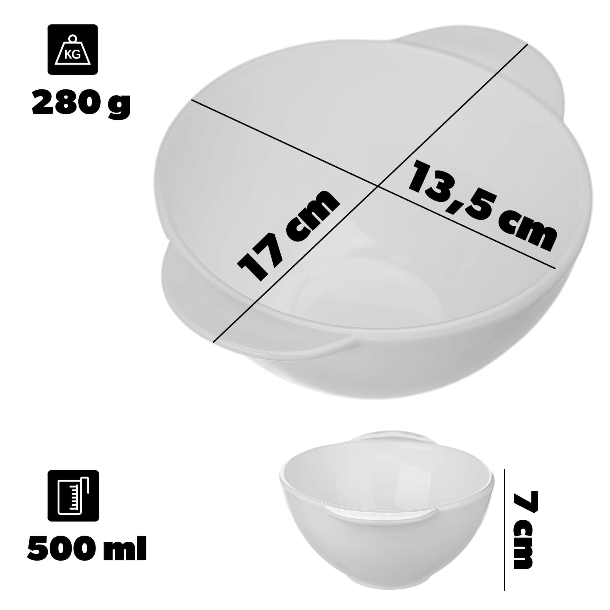 Bulionówka Fraccia 500ml biała 1 szt.