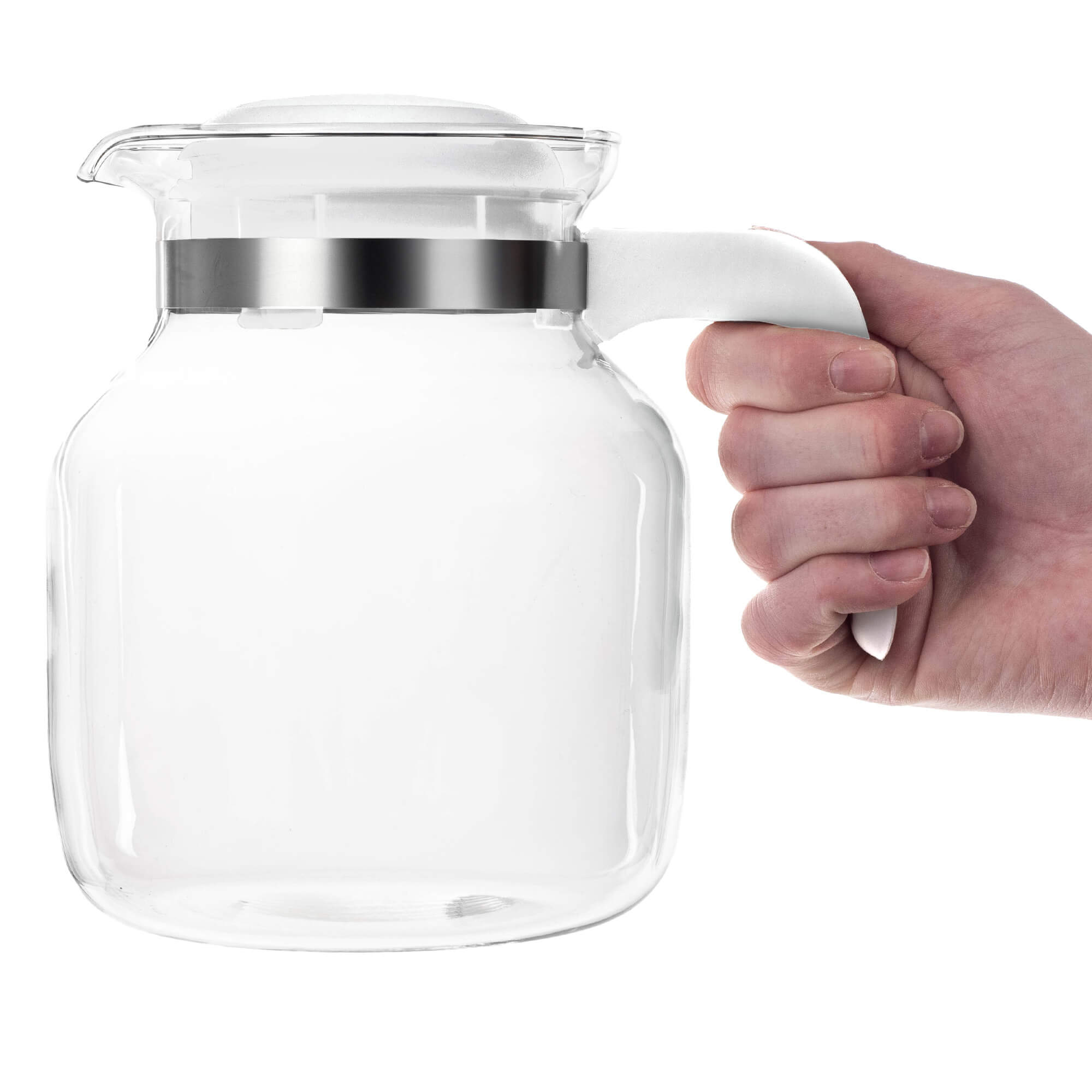 Dzbanek żaroodporny Flond, 1,5L, biały