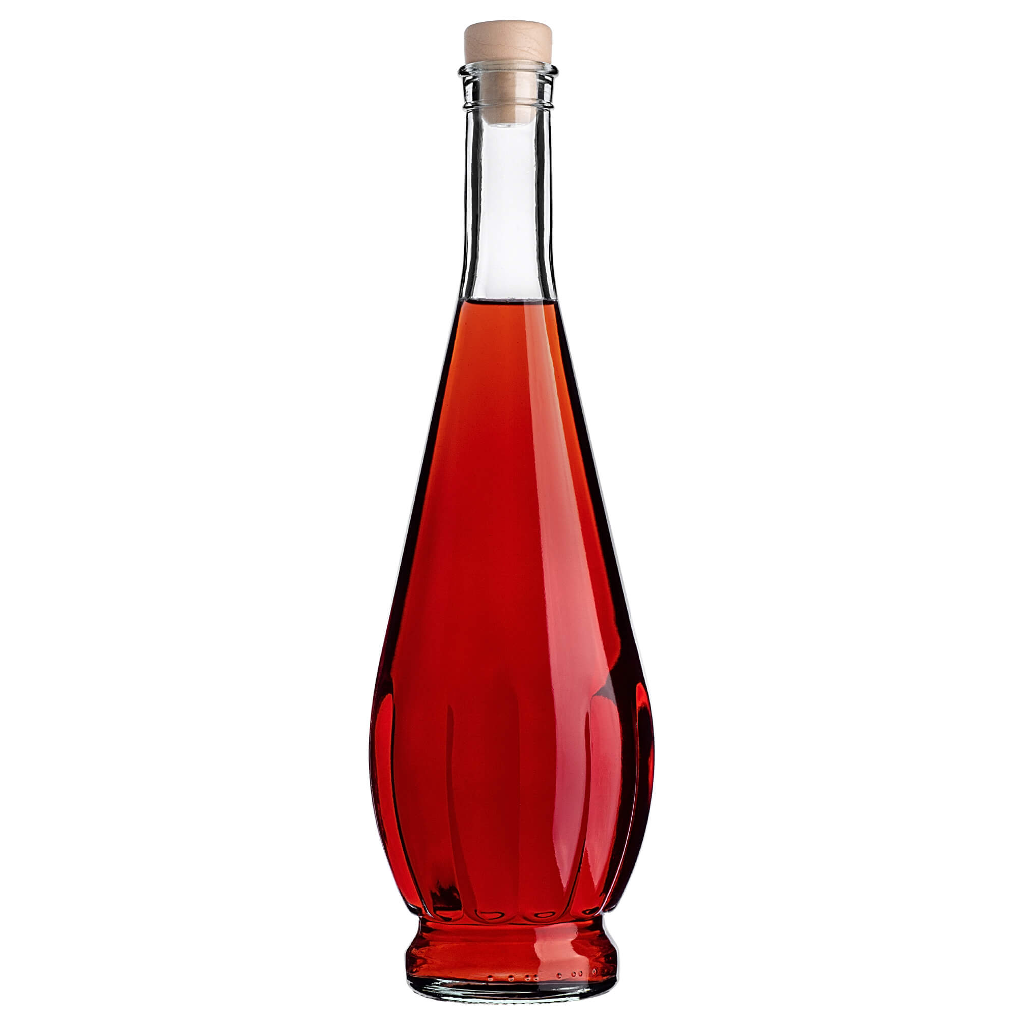 Szklana butelka na nalewkę Cona 750ml z korkiem syntetycznym 5 szt.