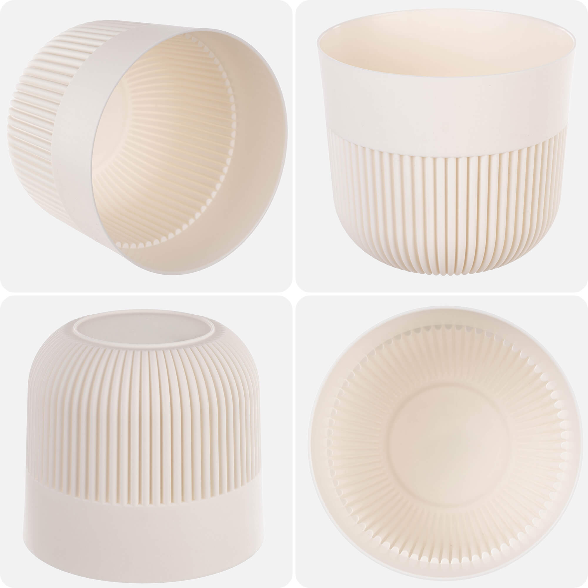 Doniczka osłonka Ornon 11 cm ekri