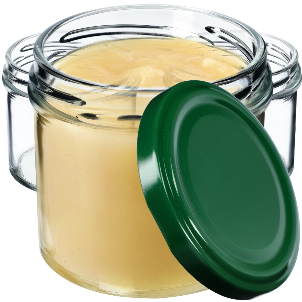 Słoiki Vigo 140ml 10szt 66mm + wieczko zielone
