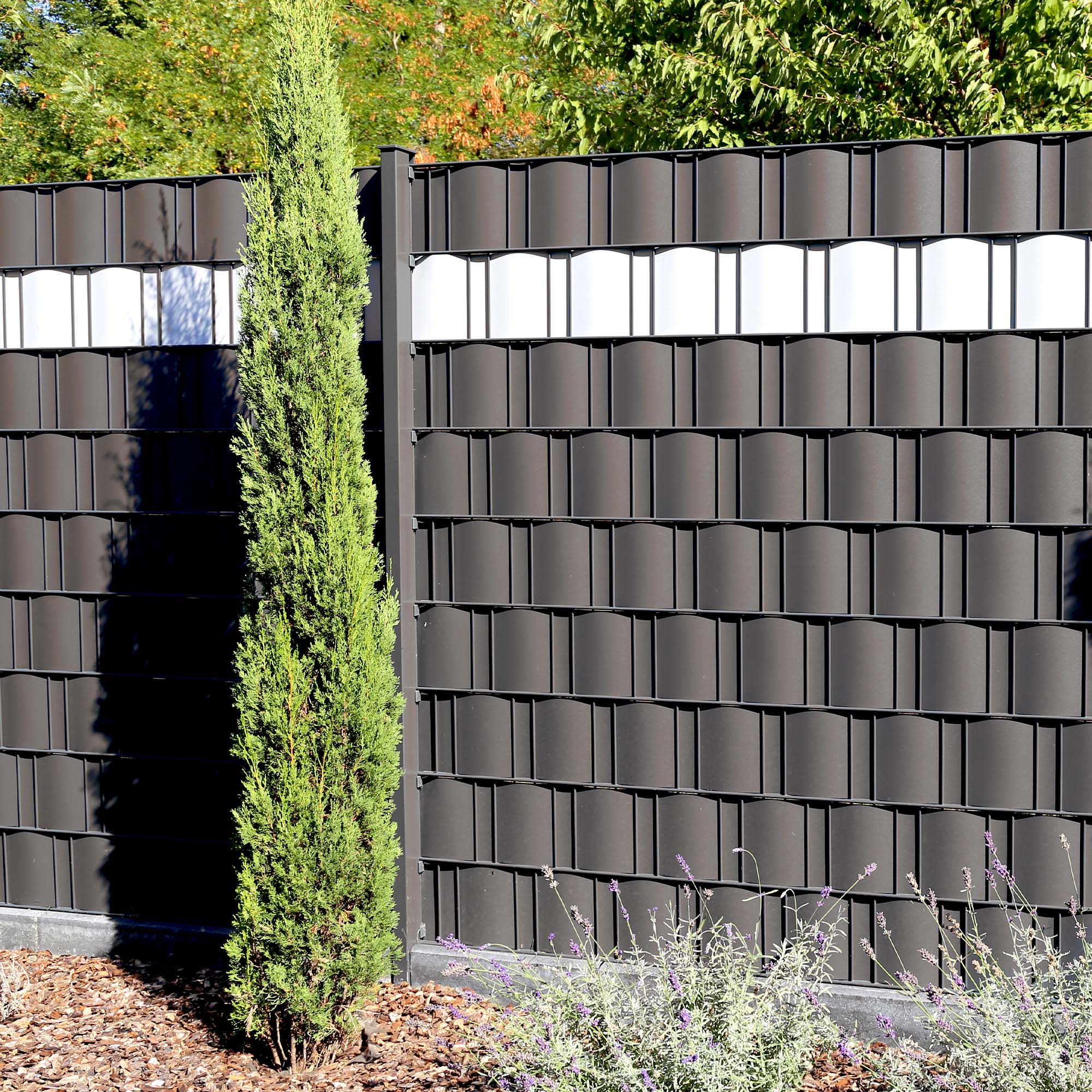 Klipsy do taśmy ogrodzeniowej ciemno brązowe 1 x 17 cm, 2 szt.