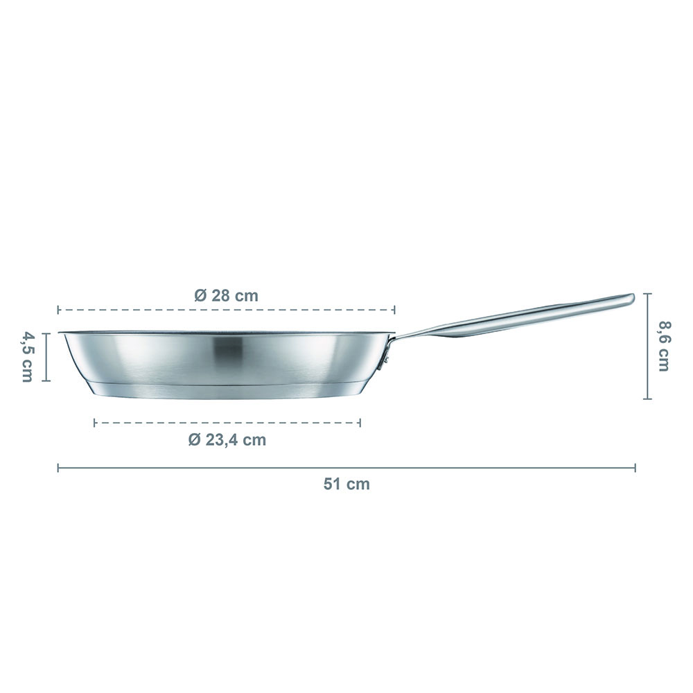 Fiskars 1064745 All Steel Patelnia 28 cm