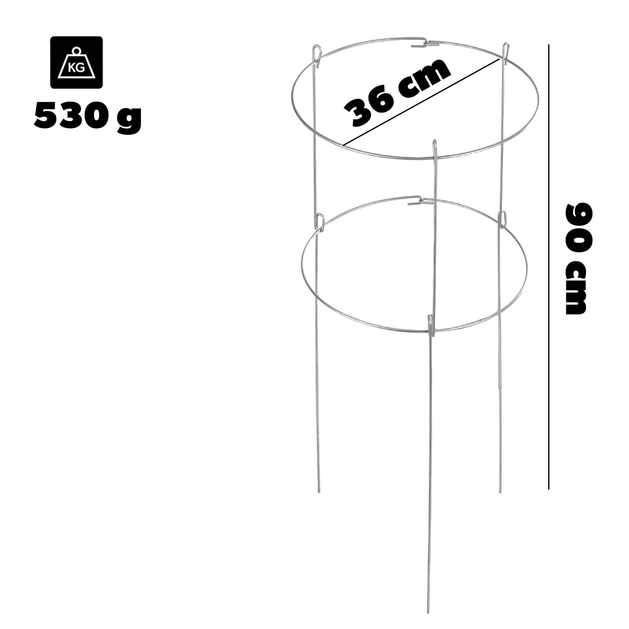 Podpora ogrodowa do roślin 90 cm