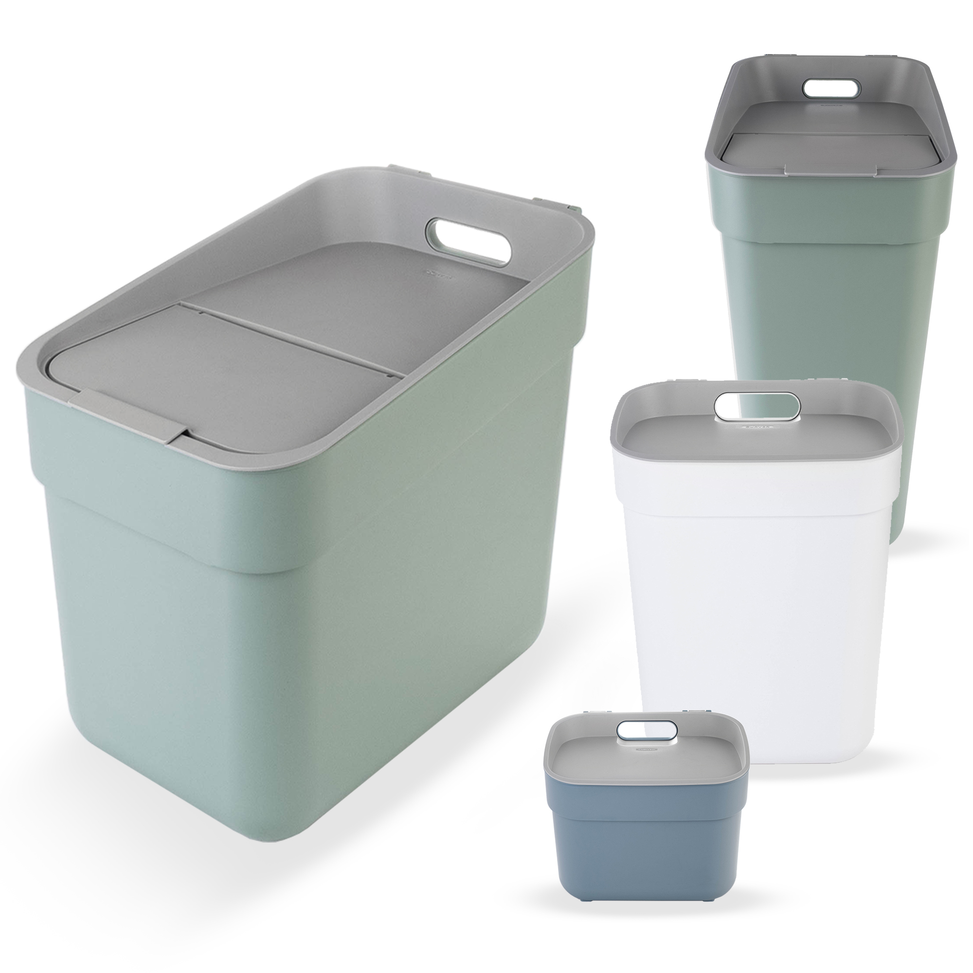 Kosz do segregacji śmieci Curver Ready to Collect 20L zielony