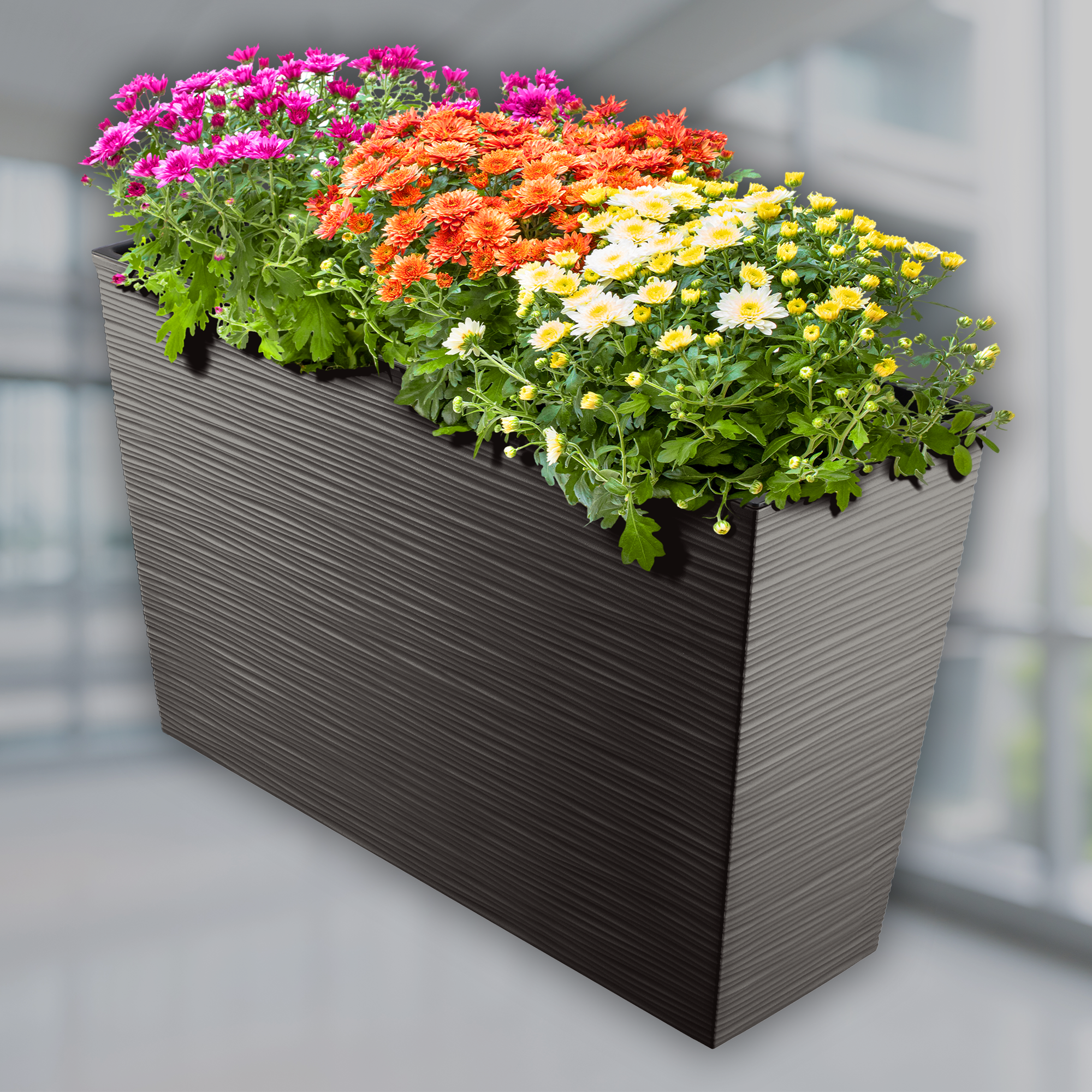 Donica ogrodowa Sorbo dłuto 56 x 19 cm, mokka