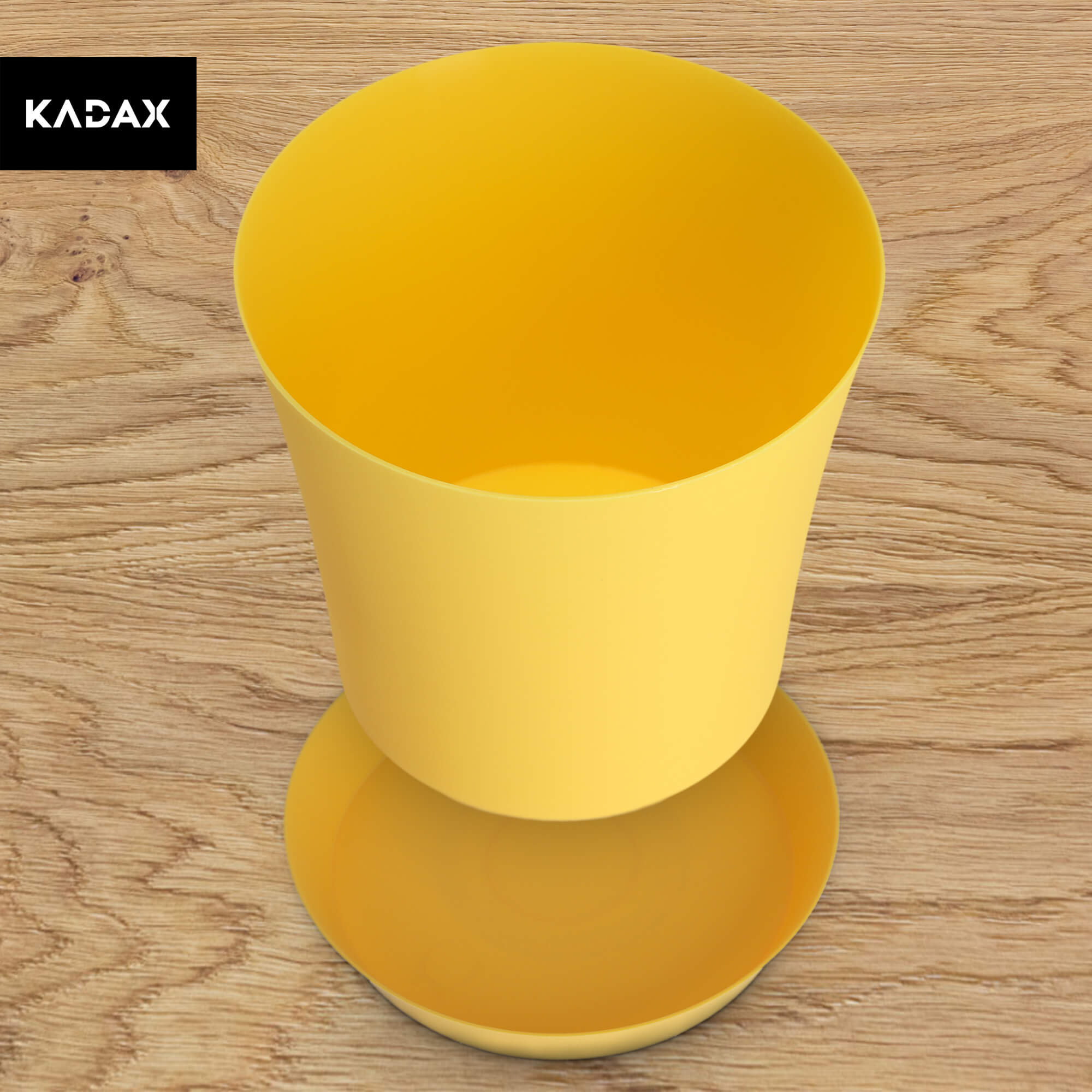 Doniczka na kwiaty Ersa 16 cm, żółta