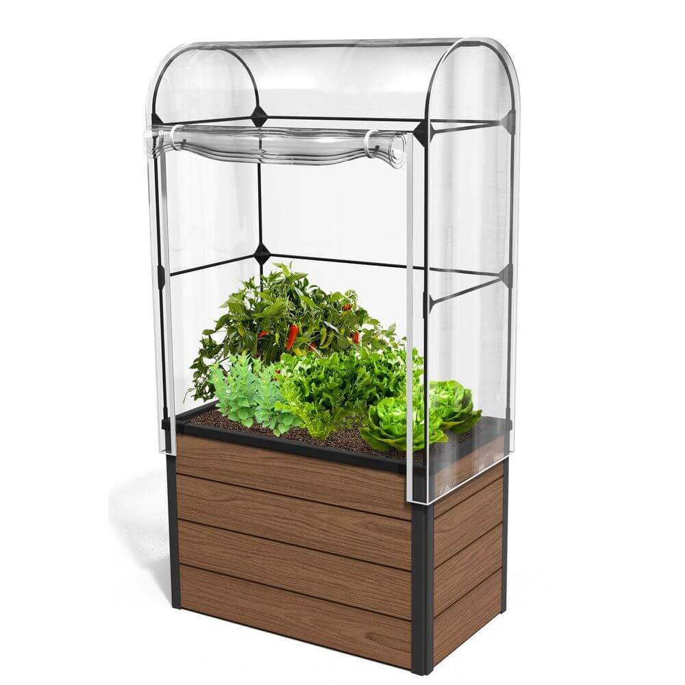 Szklarnia stojąca Keter Maple Green House, brązowa