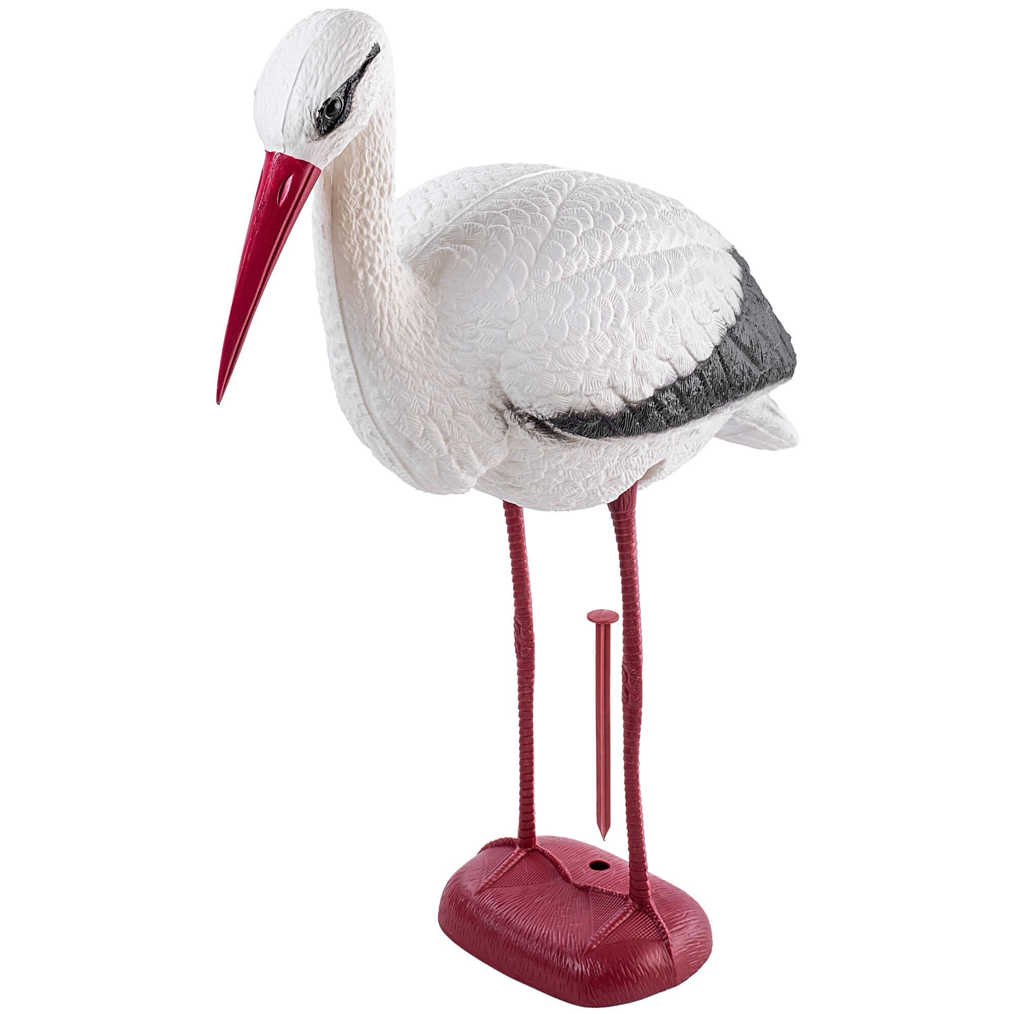 Figurka bocian dekoracja ogrodowa