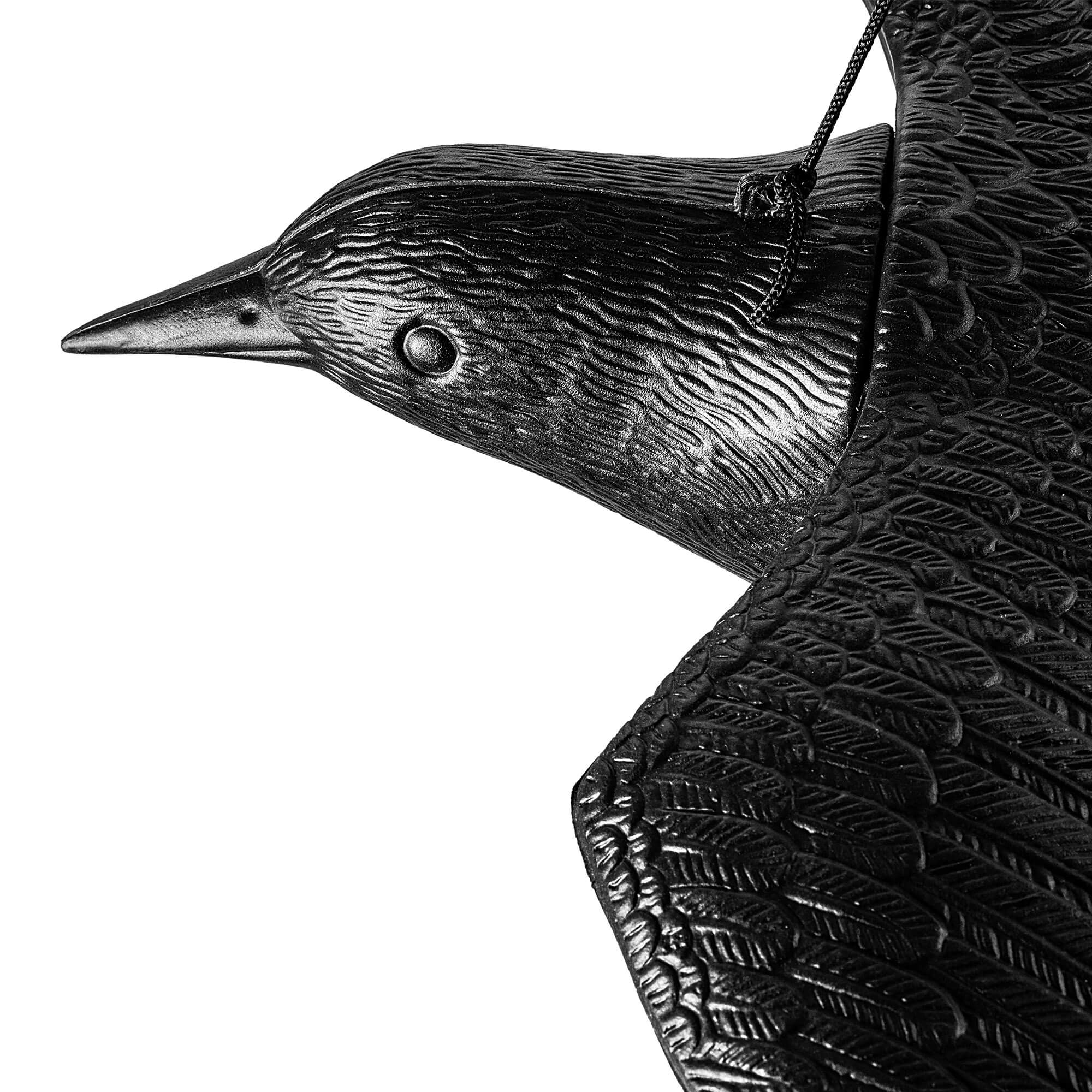 Duży kruk w locie 56cm, odstraszacz ptaków