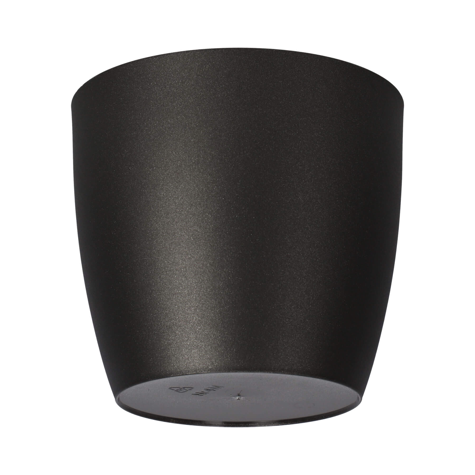 Doniczka Agen z podstawką 18 cm, matowa grafitowa