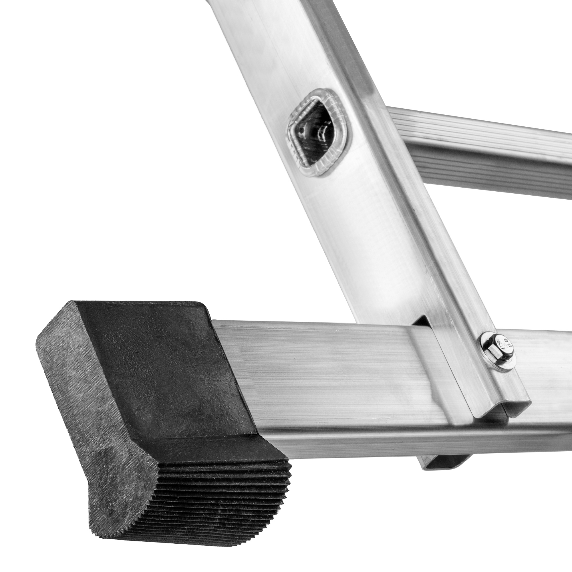 Drabina aluminiowa Snarum trzyelementowa 150 kg 6 stopniowa