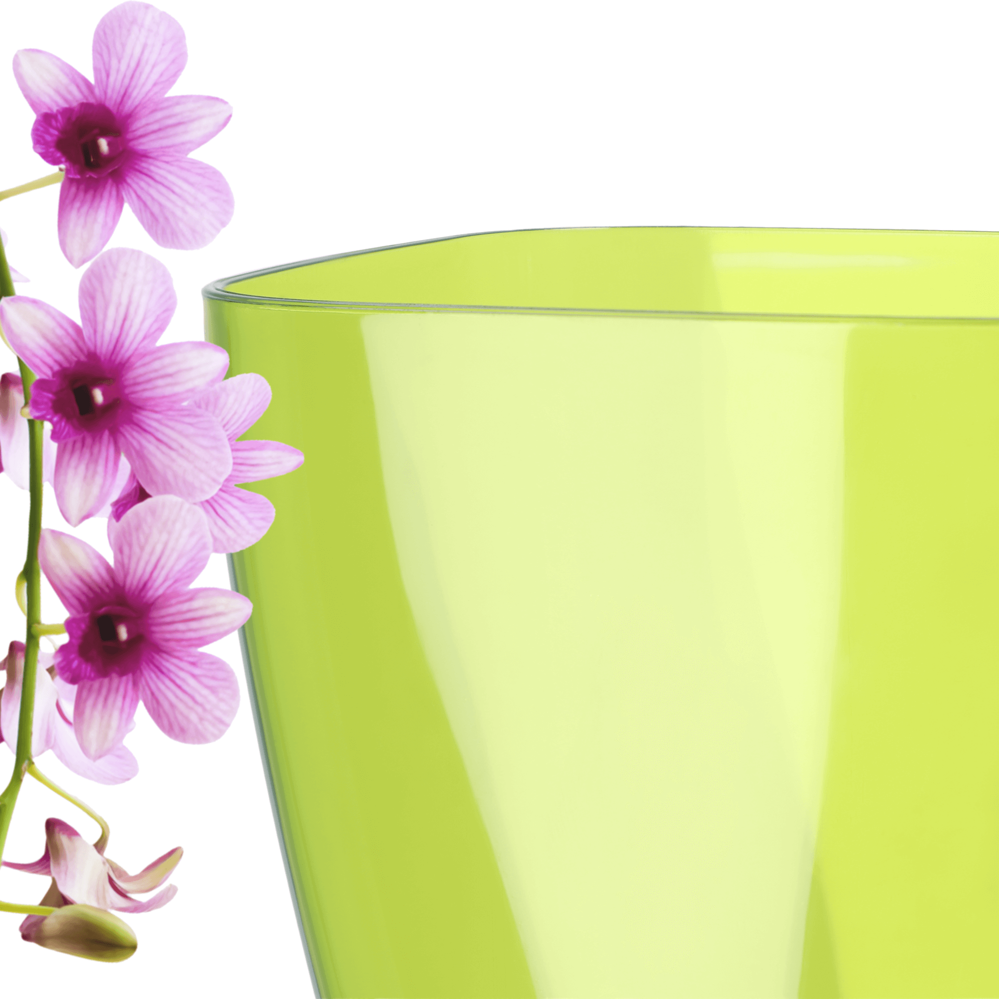 Doniczka kwadratowa Menfi 9 cm, zielona