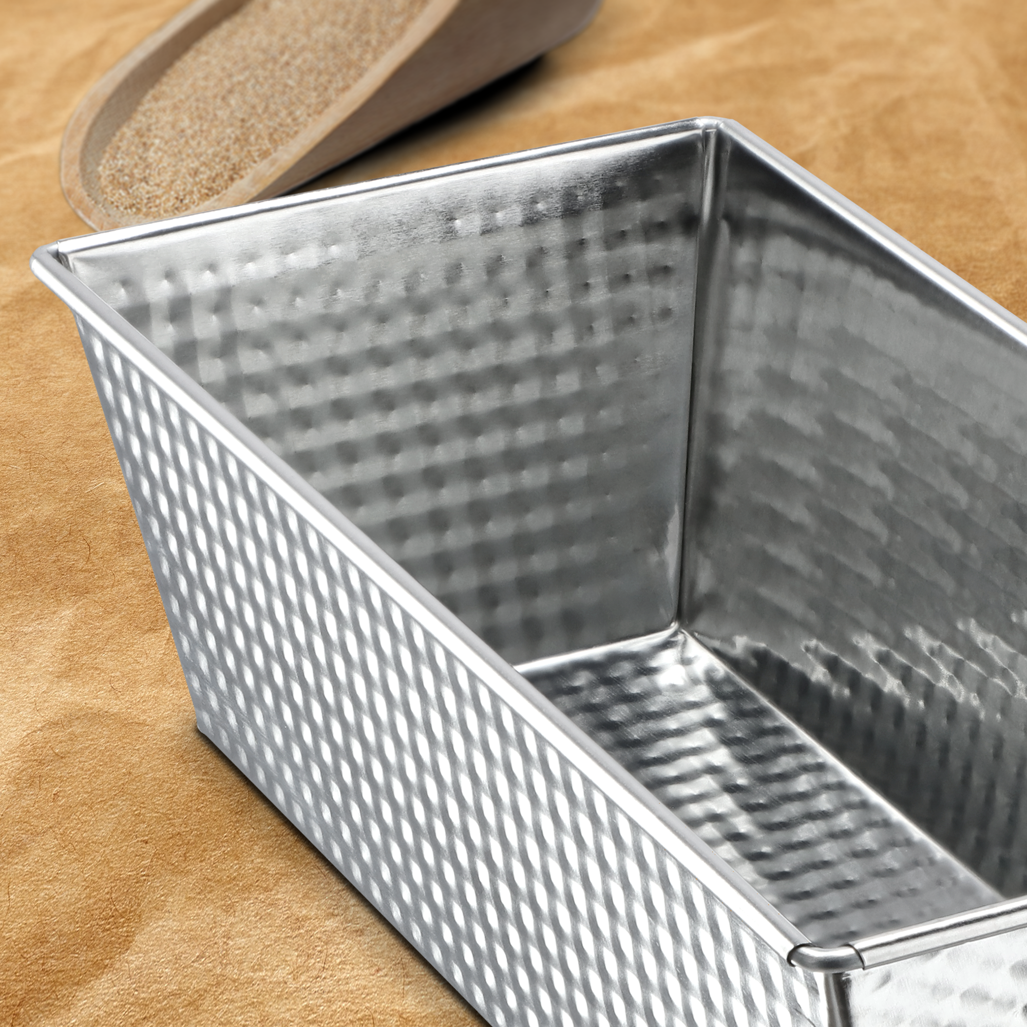 Zestaw keksówek kopertowych 20 + 25 + 30 + 35 cm, srebrna