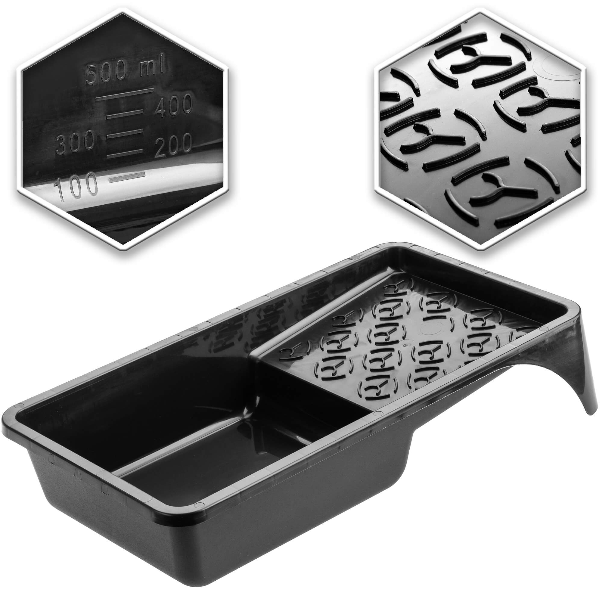 Kuweta malarska Adal 15 x 29 cm, czarna