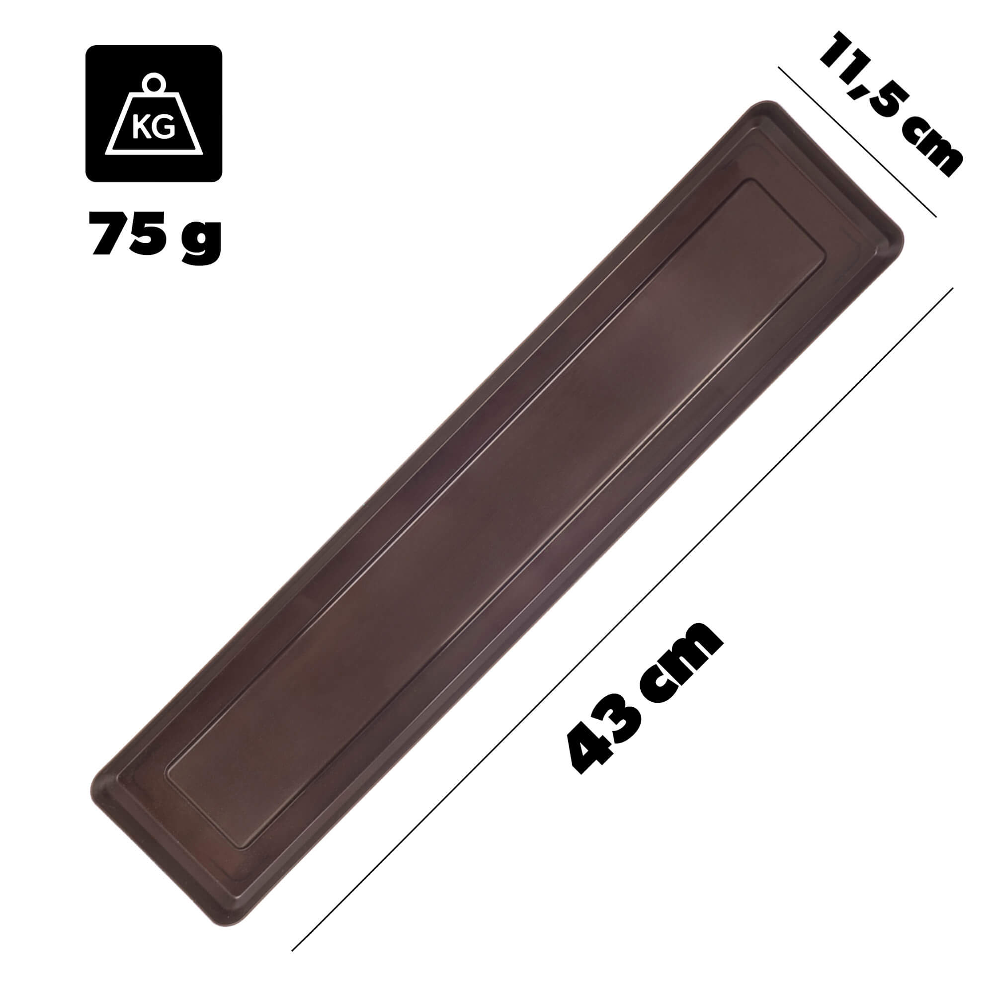 Podstawka pod skrzynkę Paulin 50cm mokka