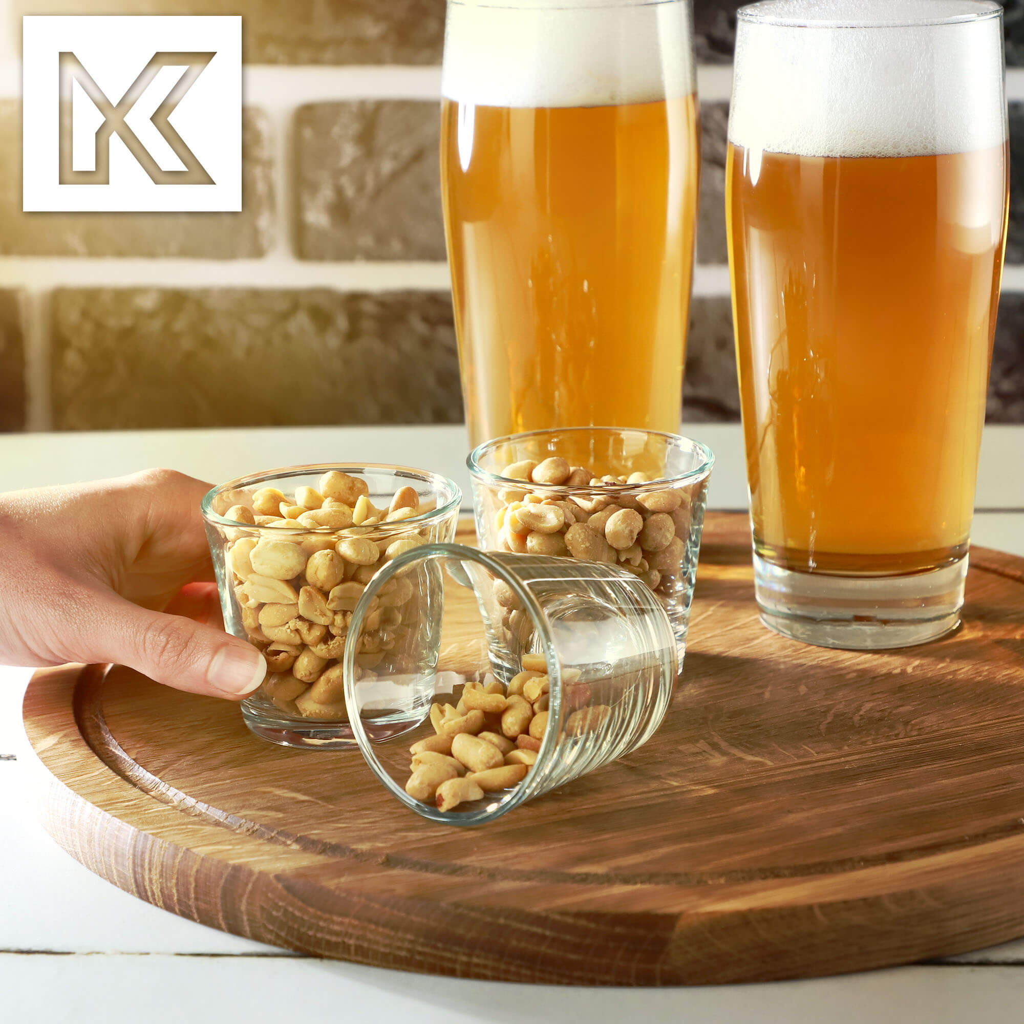 Szklane pojemniki Lago 130 ml, pakiet 6 szt.