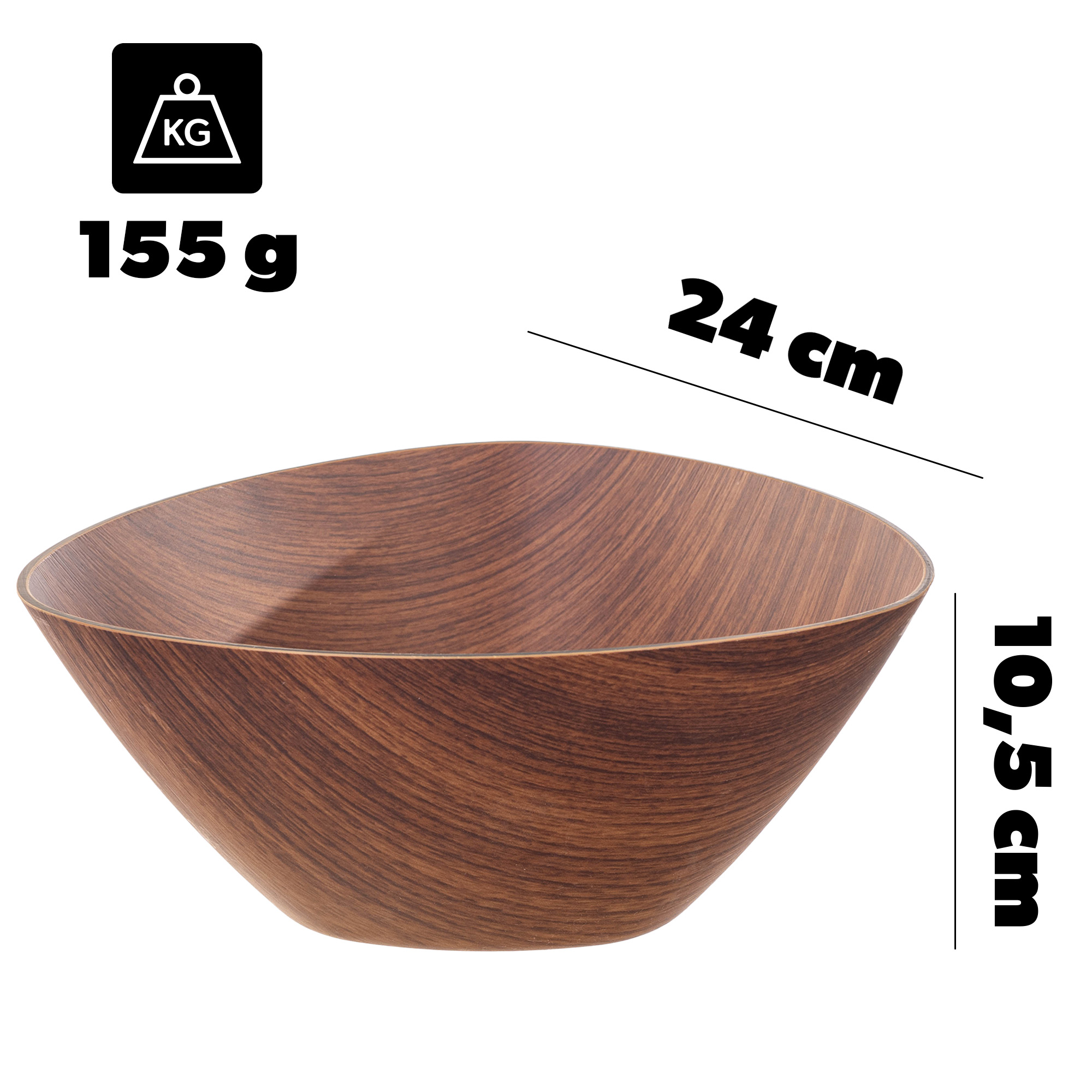 Salaterka trójkątna Capelle 24cm