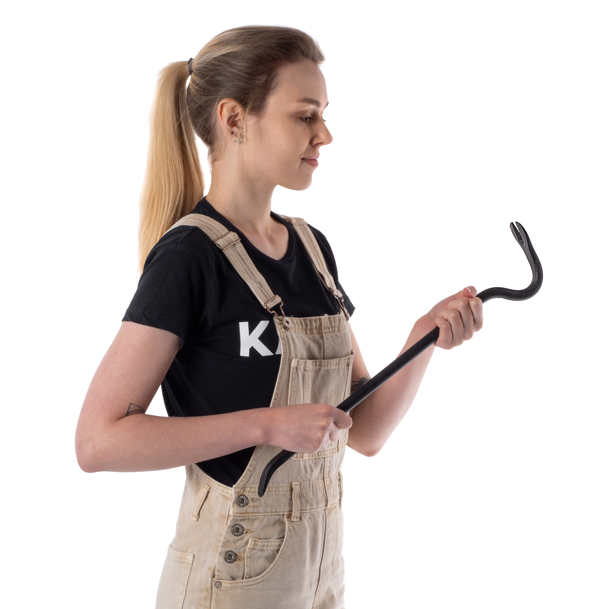 Łom wygięty Bazzari 50cm