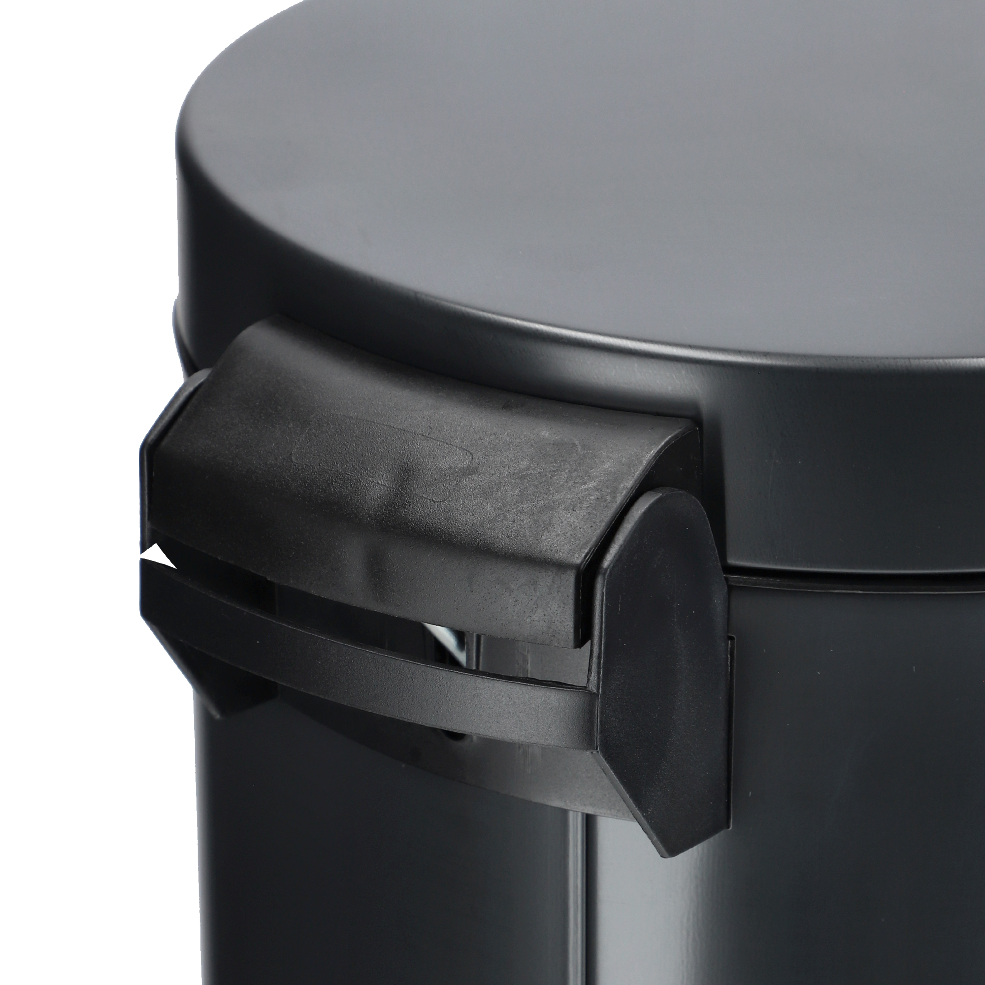 Stalowy kosz na śmieci Melfi 14L, czarny